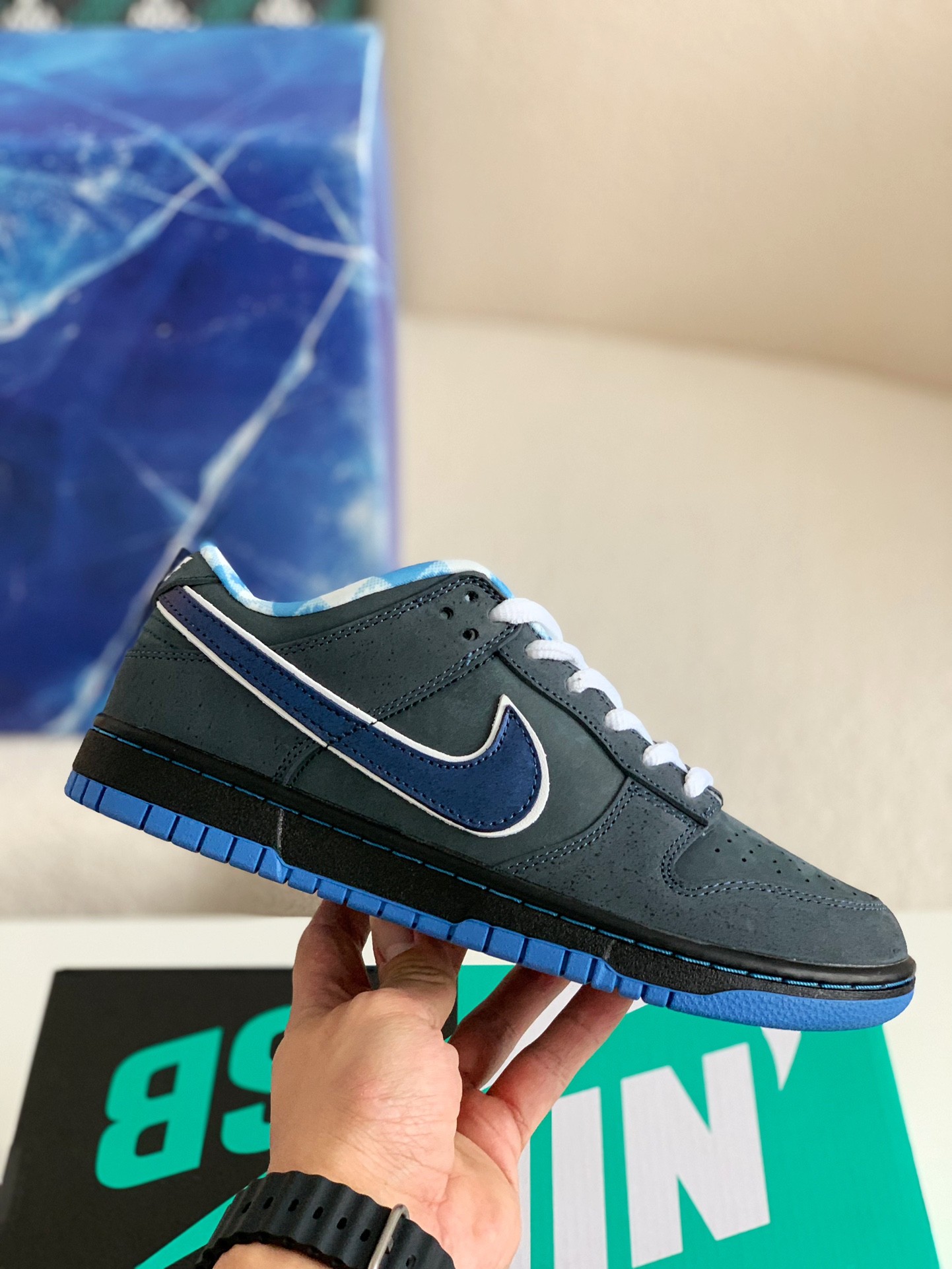 「#5」Nike UA Dunk SB Low Orange Lobster Sneakers - Image 3