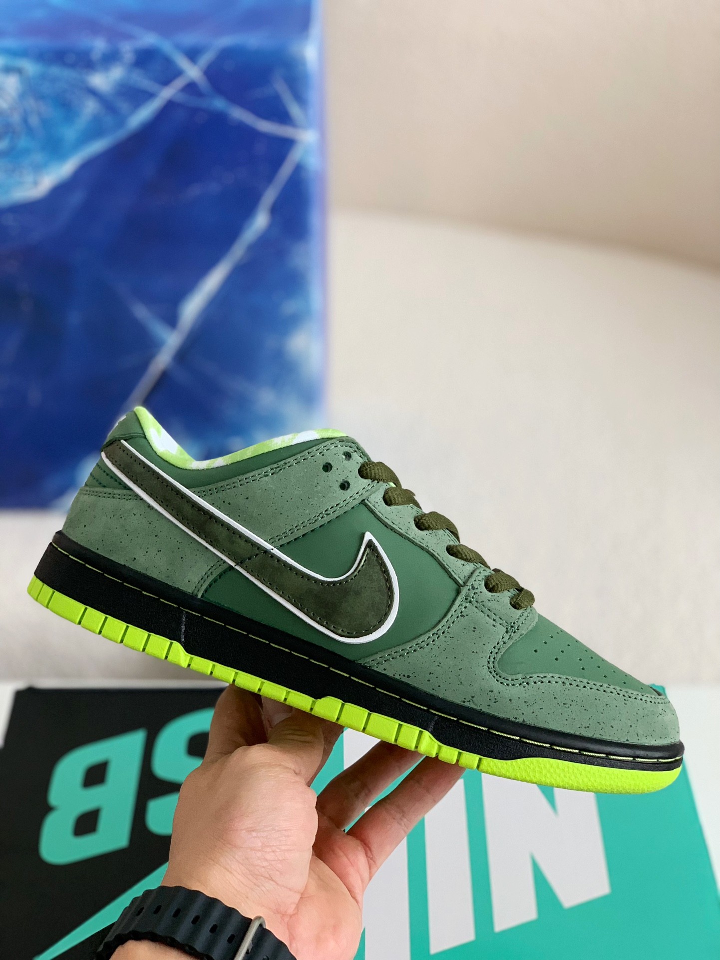 「#6」Nike UA Dunk SB Low Orange Lobster Sneakers - Image 4
