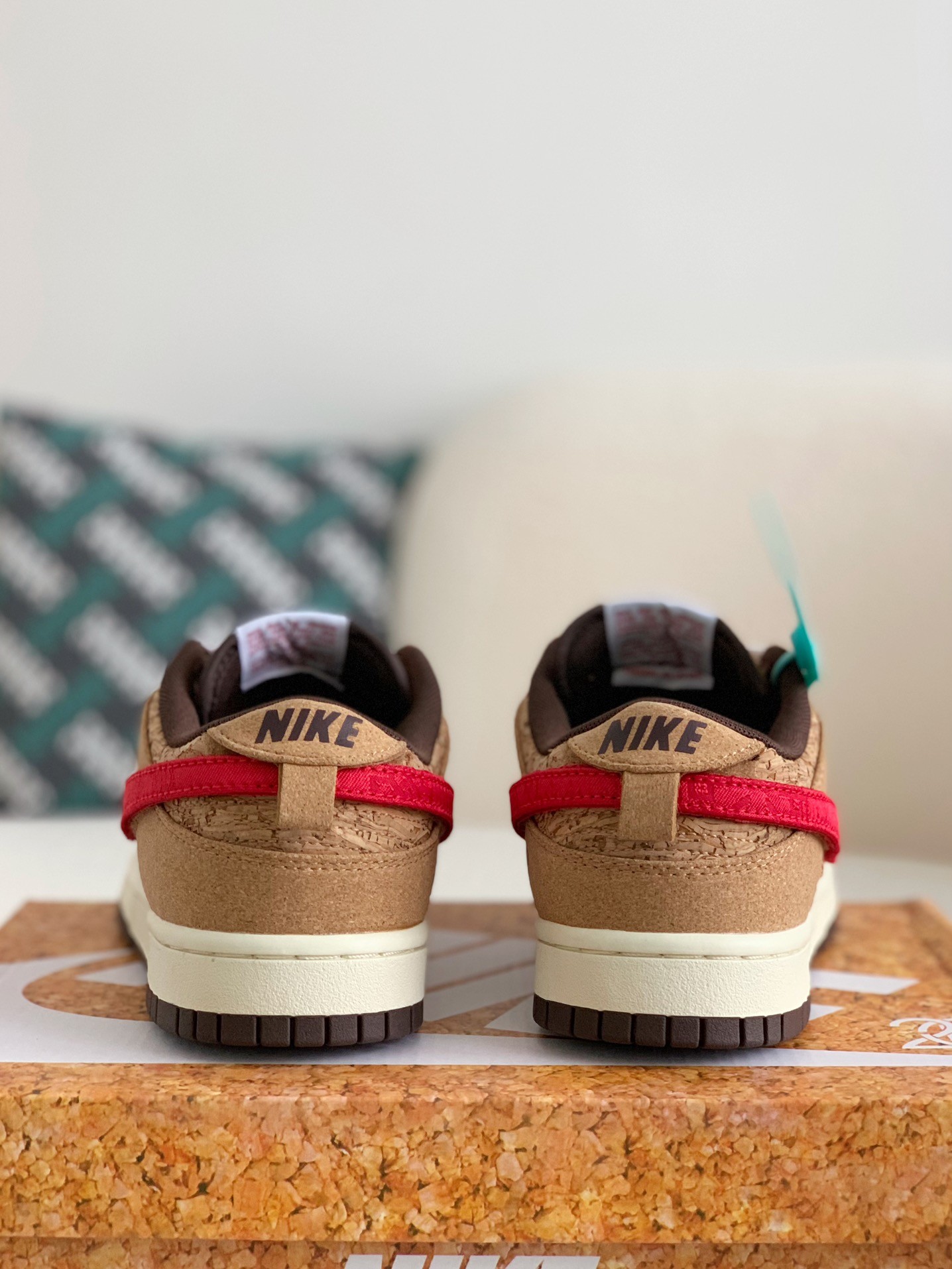 「#8」CLOT × Nike Dunk Low SP CN GCEL Cork Sneakers - Image 5