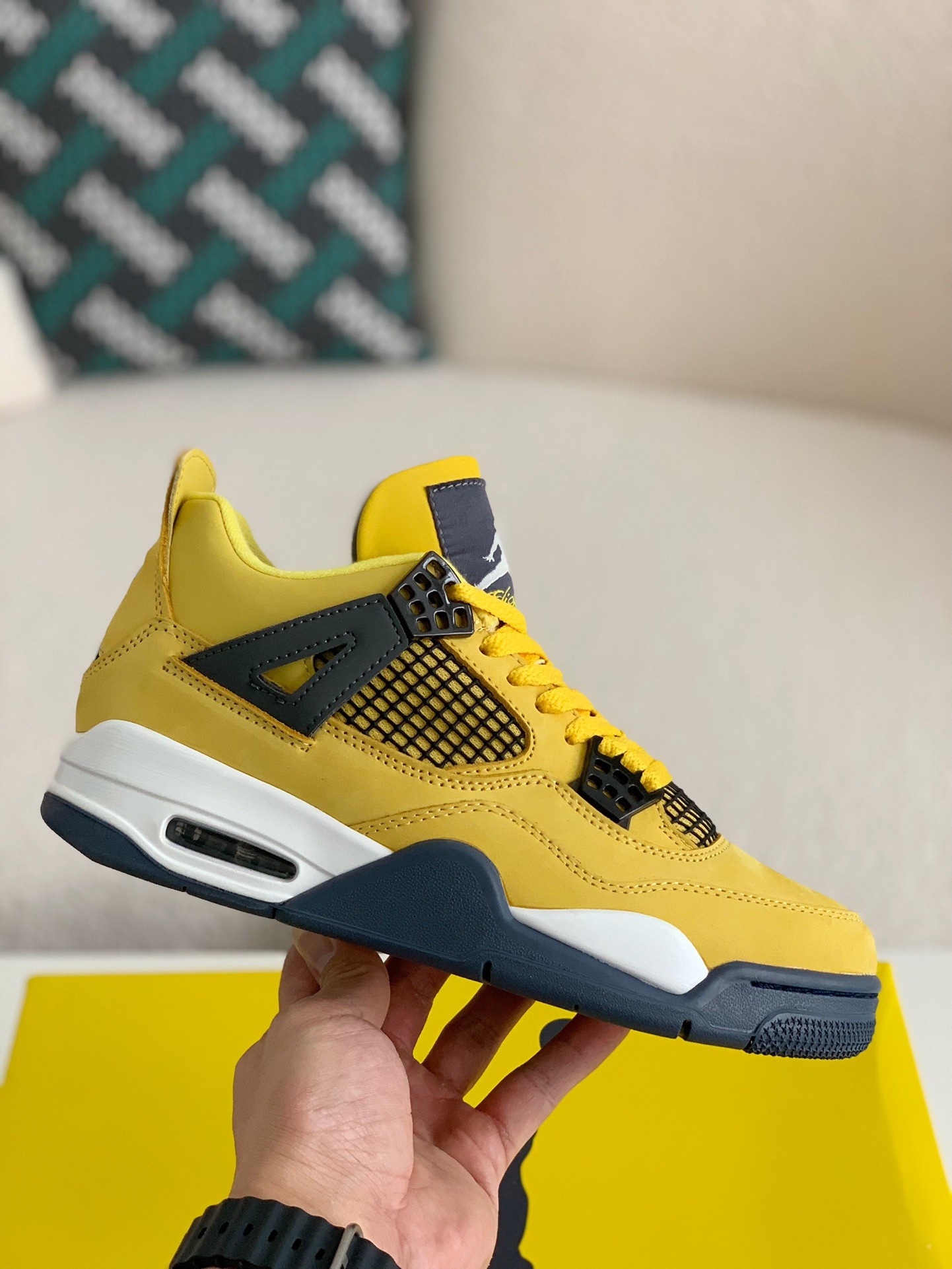 「#13」Jordan 4 AJ4 Sneakers Retro - Image 4
