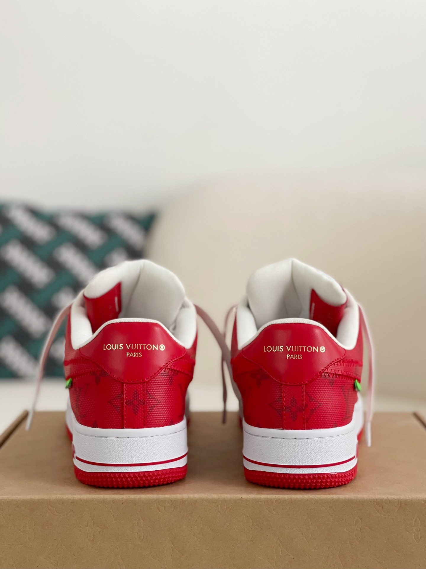 「#24」LOUIS VUITTON × NIKE AIR FORCE 1 SNEAKER - Image 5