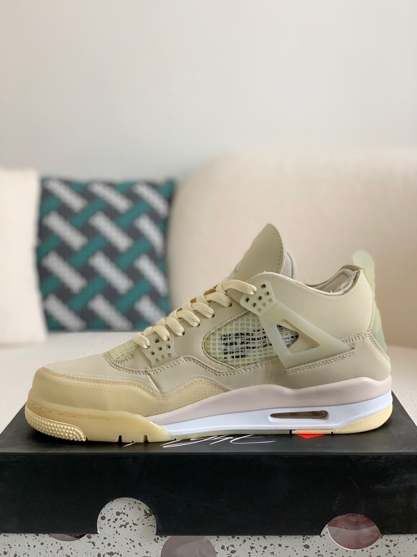 「#40」Jordan 4 AJ4 Sneakers Retro OW - Image 4