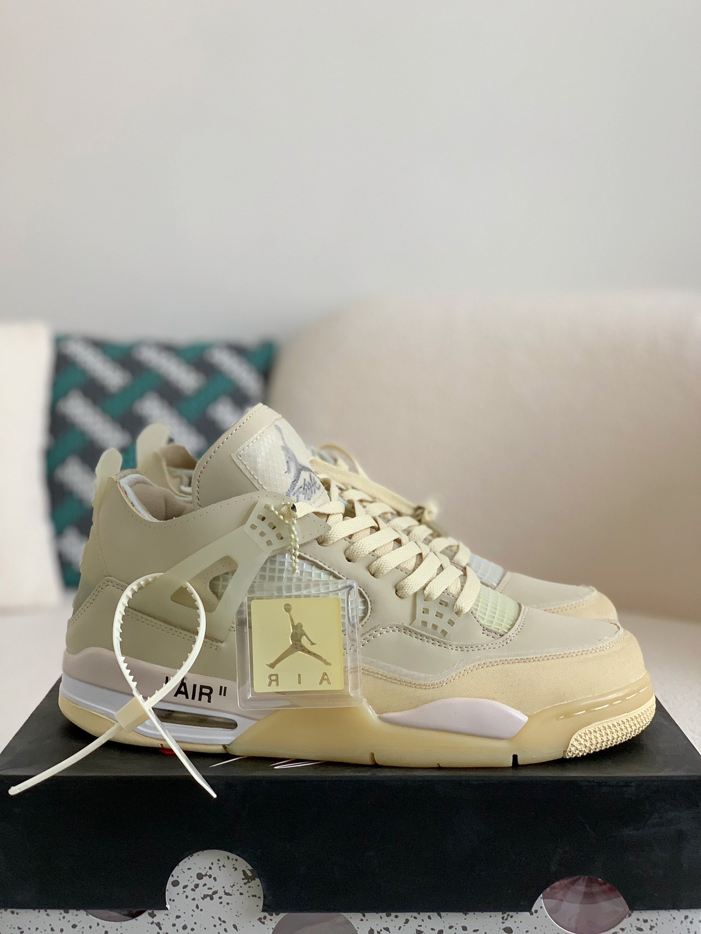 「#40」Jordan 4 AJ4 Sneakers Retro OW - Image 2