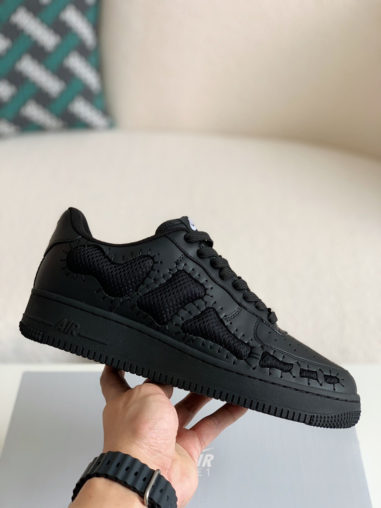 「#52」Nike Remake AF1 Skeleton Customized Shoe - Image 3