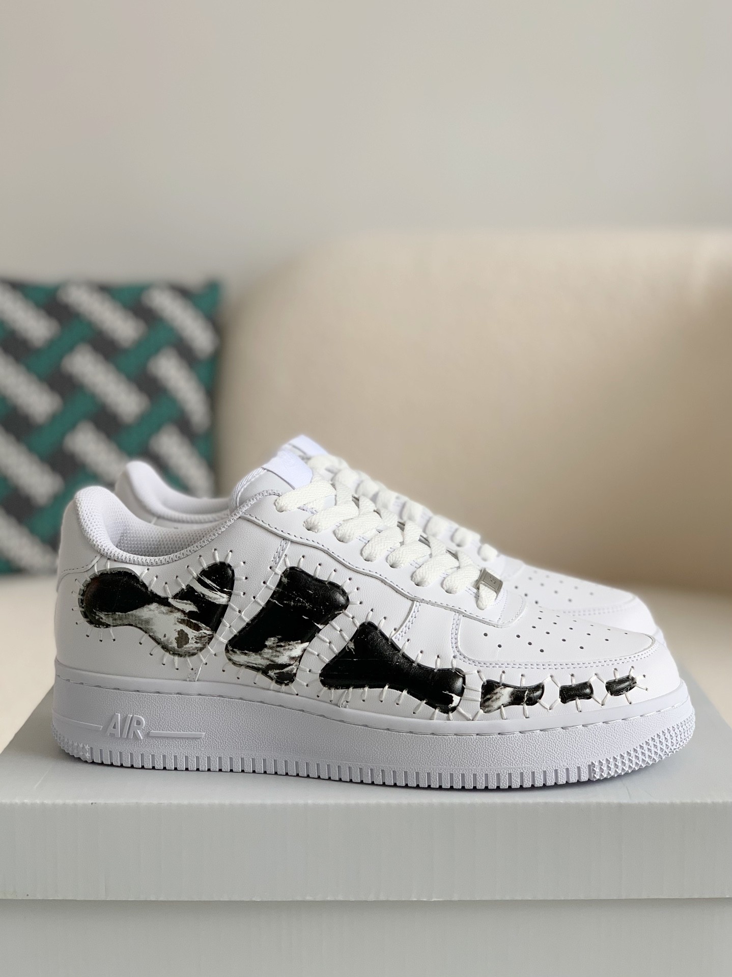 「#53」Nike Remake AF1 Skeleton Customized Shoe - Image 2