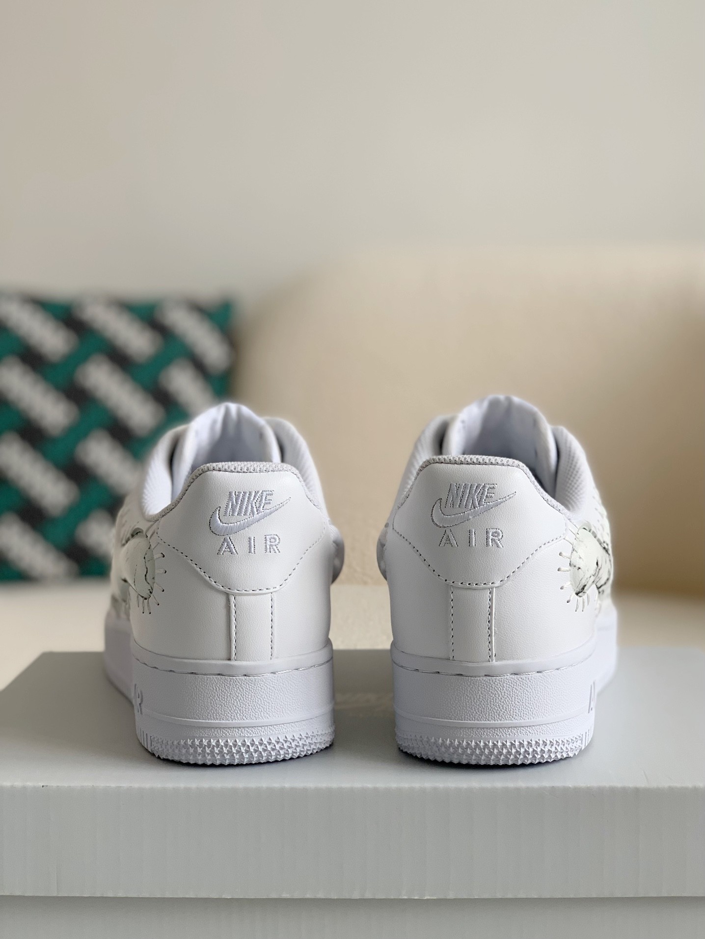 「#54」Nike Remake AF1 Skeleton Customized Shoe - Image 5