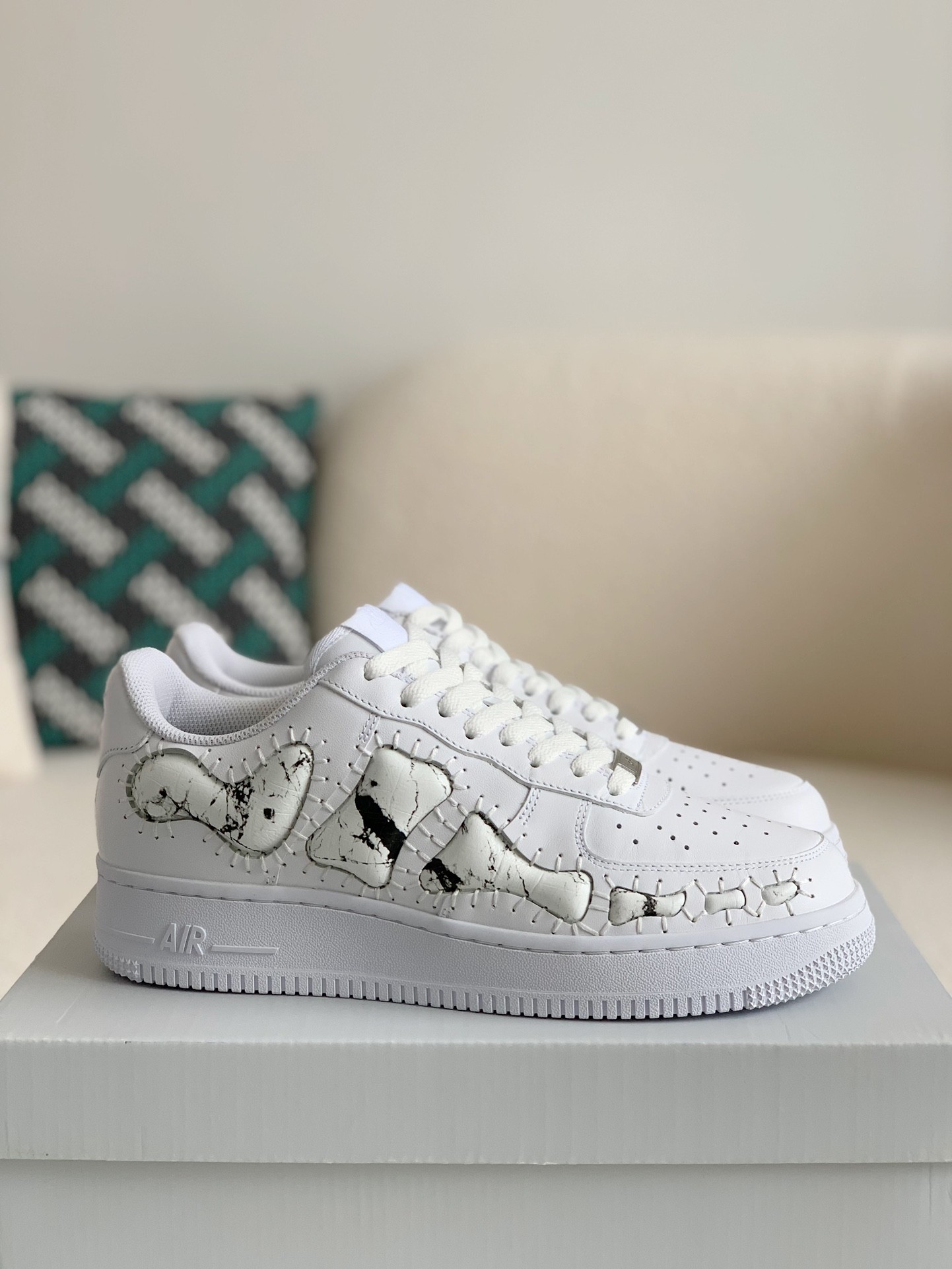 「#54」Nike Remake AF1 Skeleton Customized Shoe - Image 2