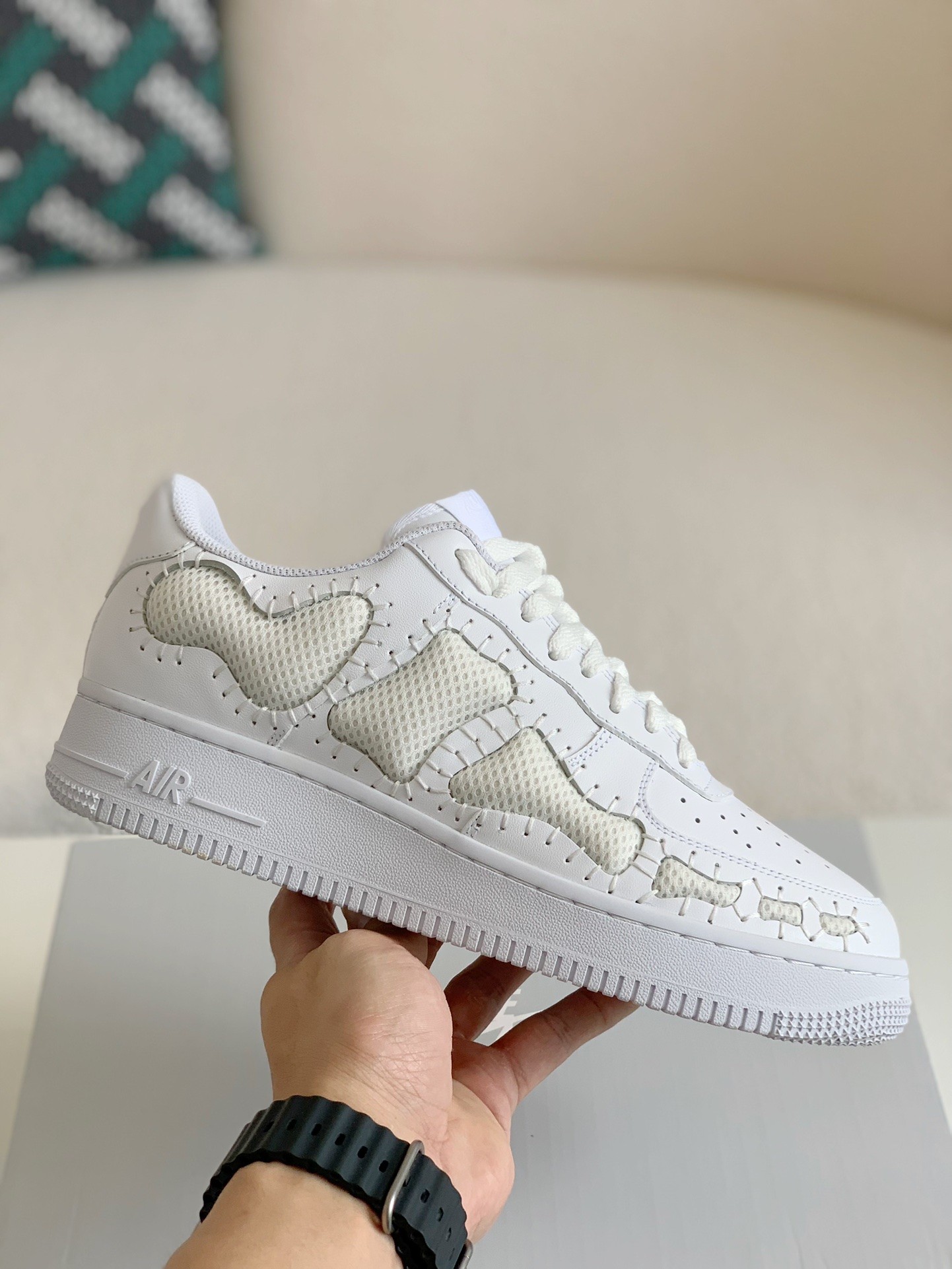 「#56」Nike Remake AF1 Skeleton Customized Shoe - Image 3