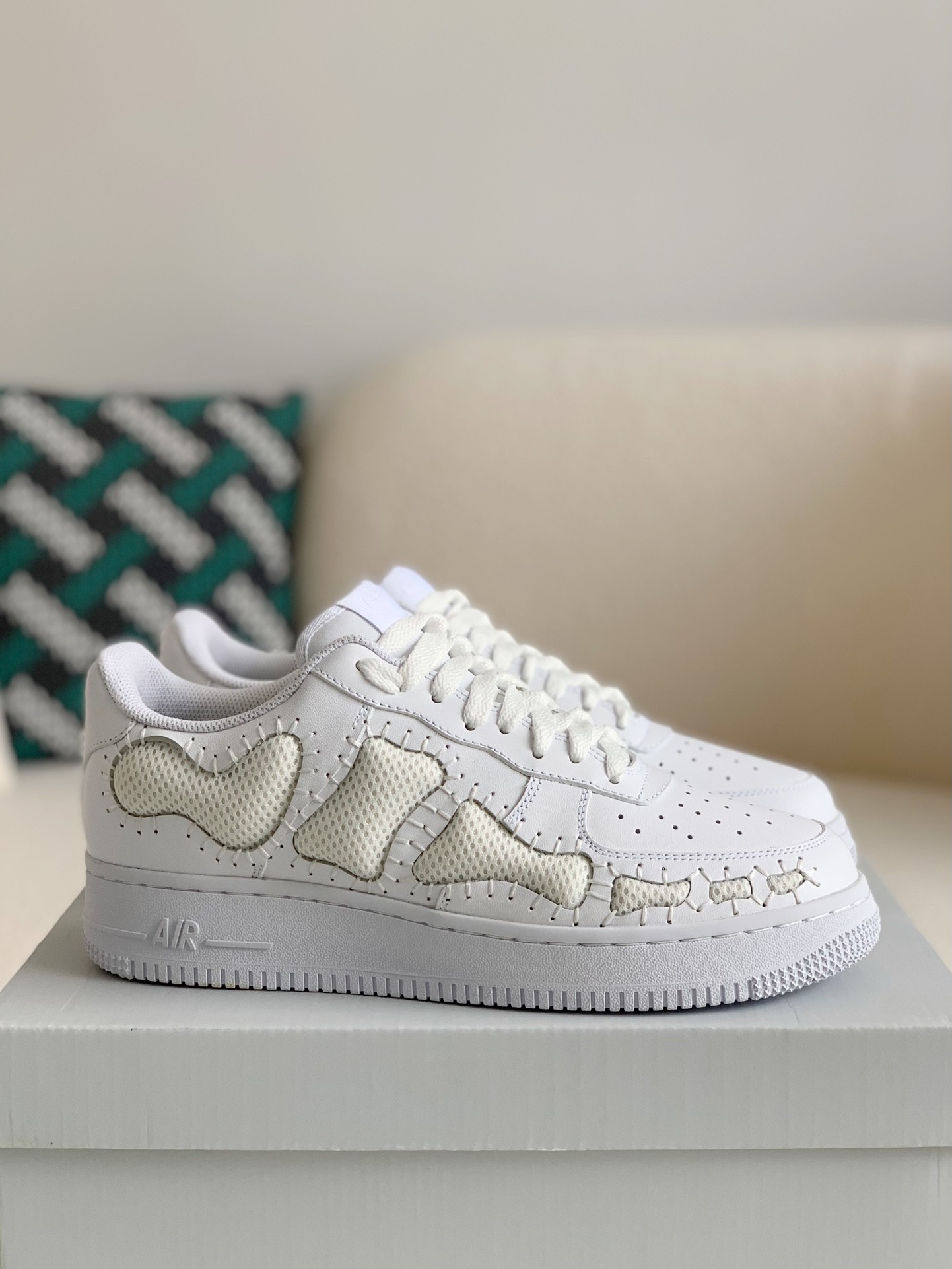 「#56」Nike Remake AF1 Skeleton Customized Shoe - Image 2
