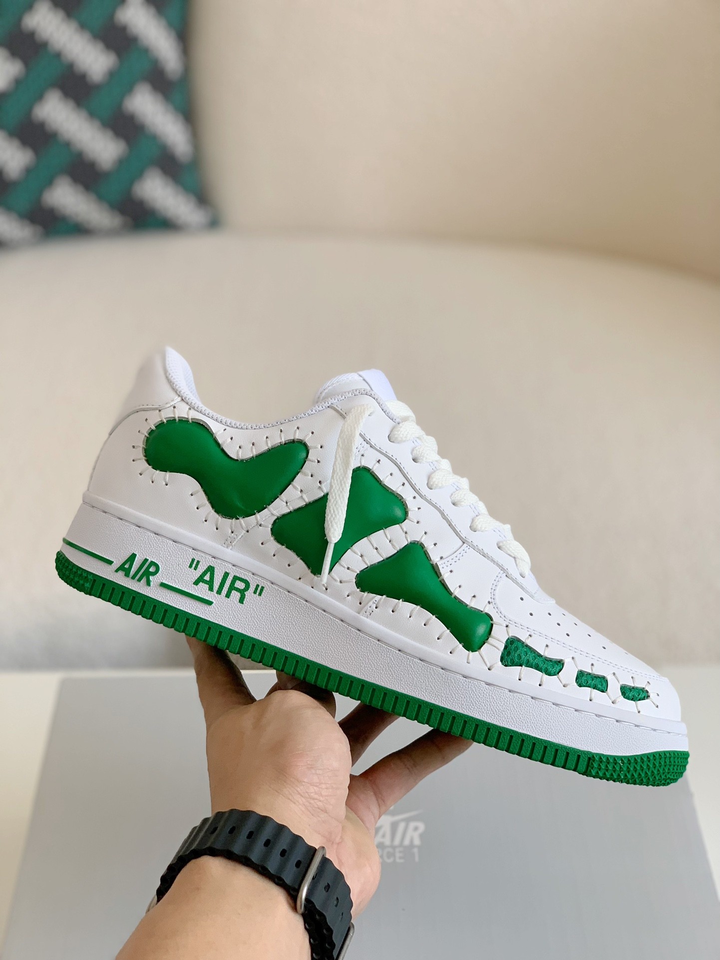 「#58」Nike Remake AF1 Skeleton Customized Shoe - Image 3