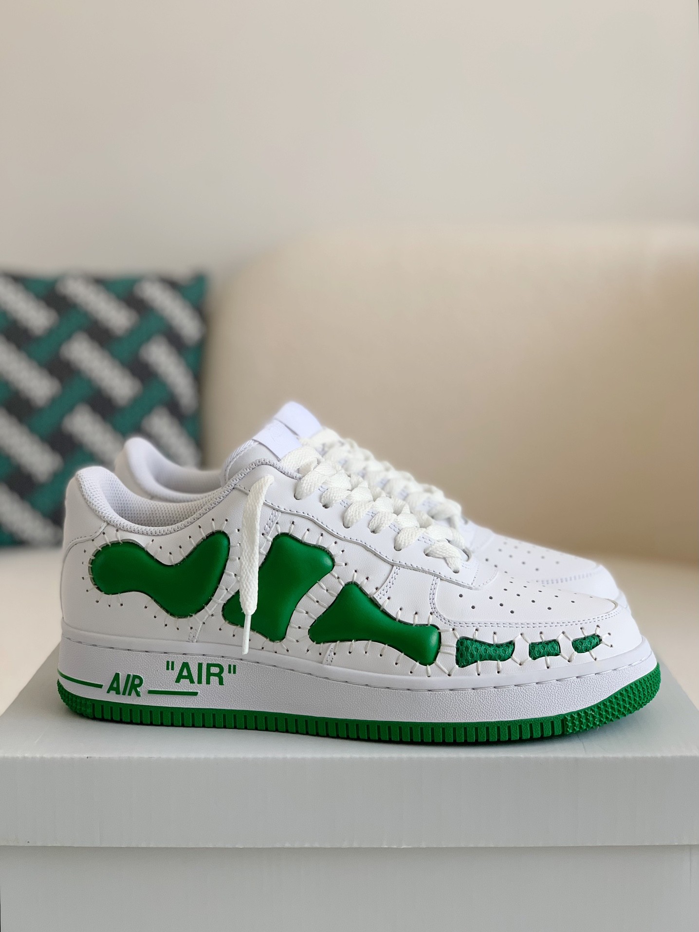 「#58」Nike Remake AF1 Skeleton Customized Shoe - Image 2