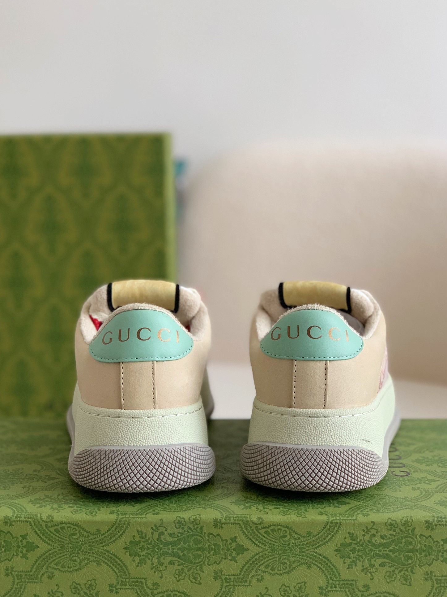 「#96」Gucci sneakers Cowhide - Image 5