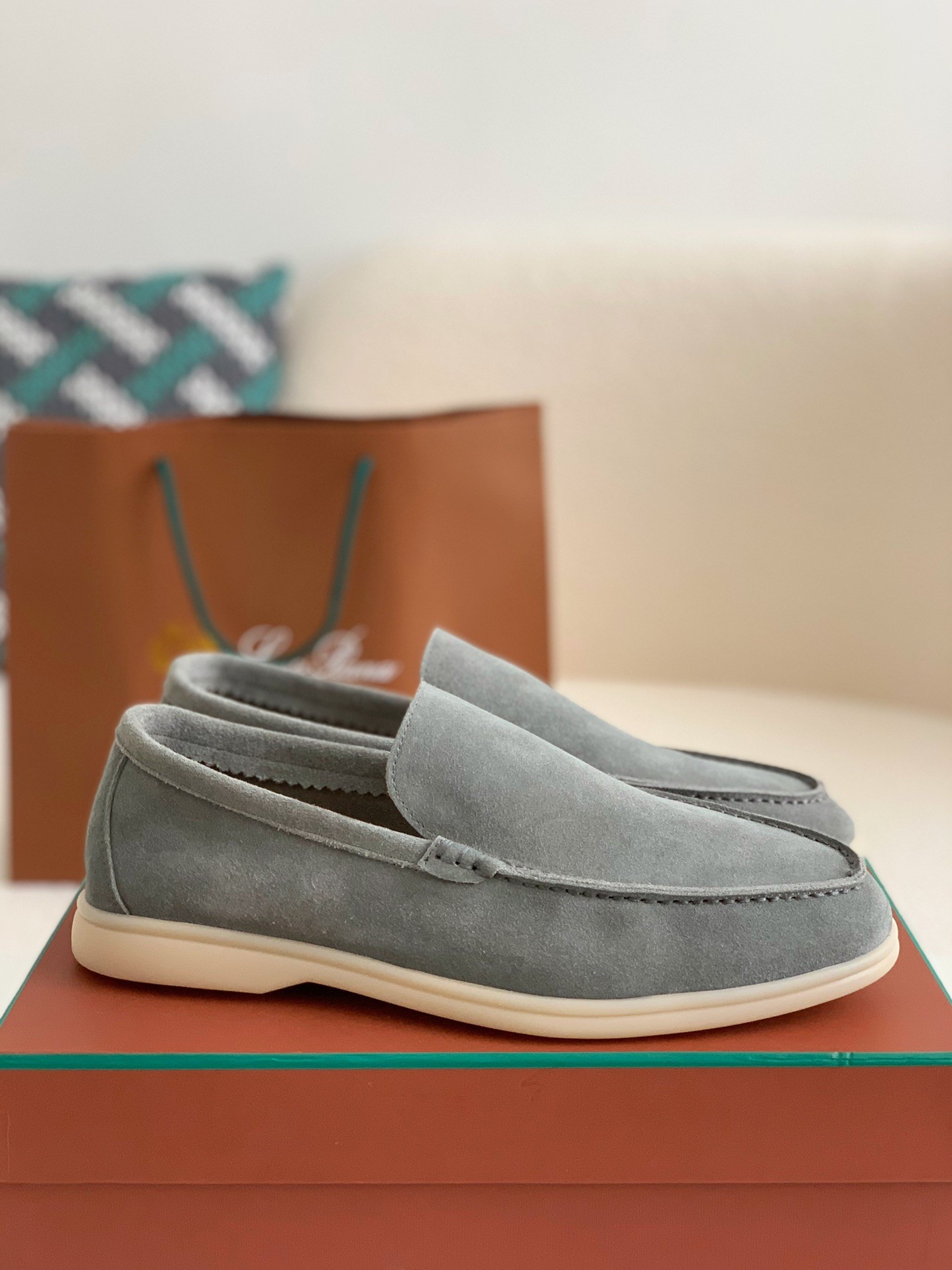 「#99」Loro Piana Summer Charms Walk Moccasin Shoes - Image 2