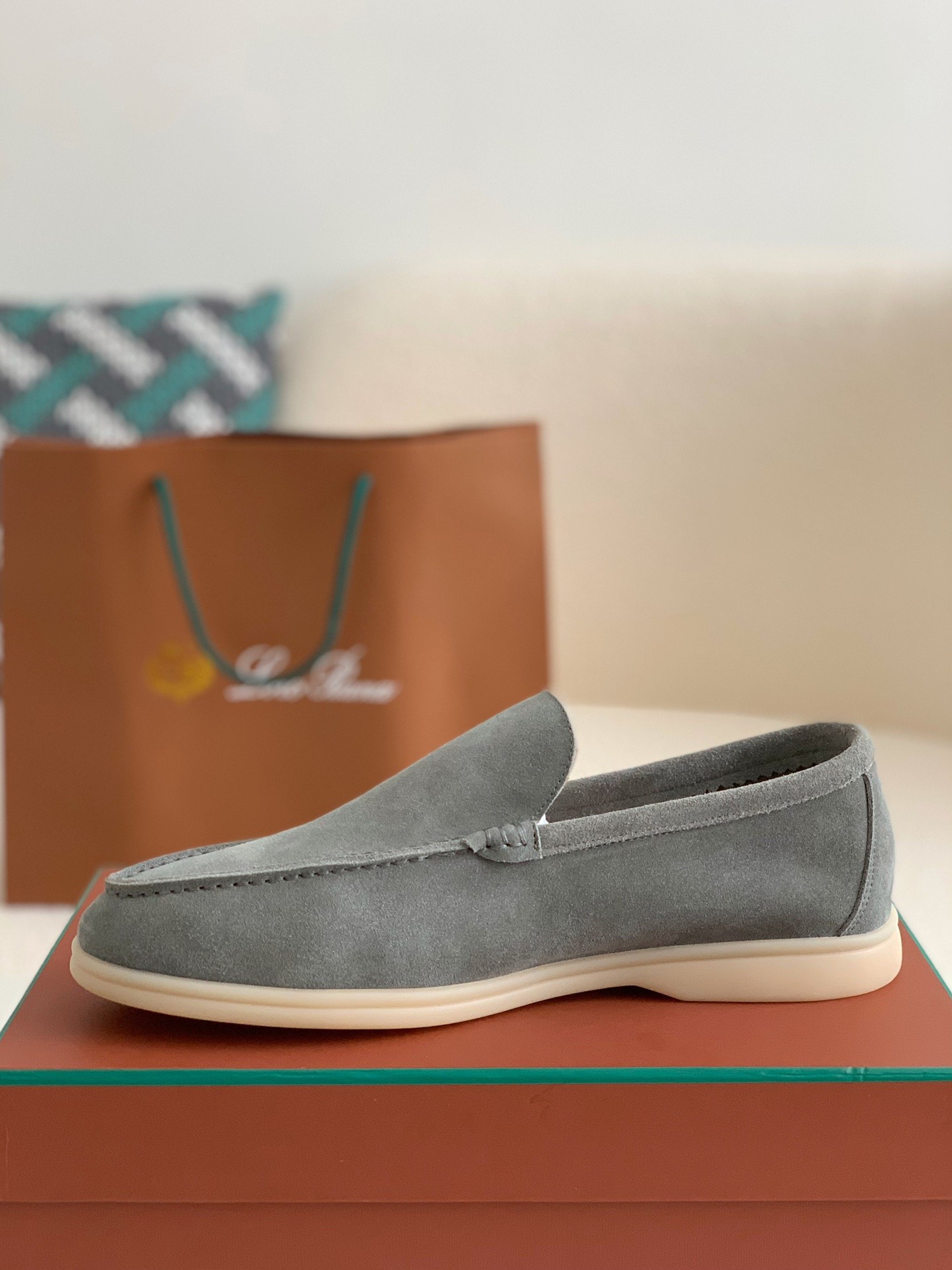 「#99」Loro Piana Summer Charms Walk Moccasin Shoes - Image 4