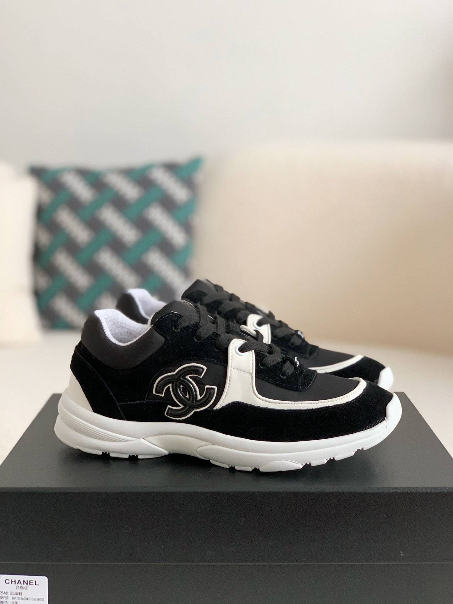 「#104」Chanel 23P Sneakers - Image 2