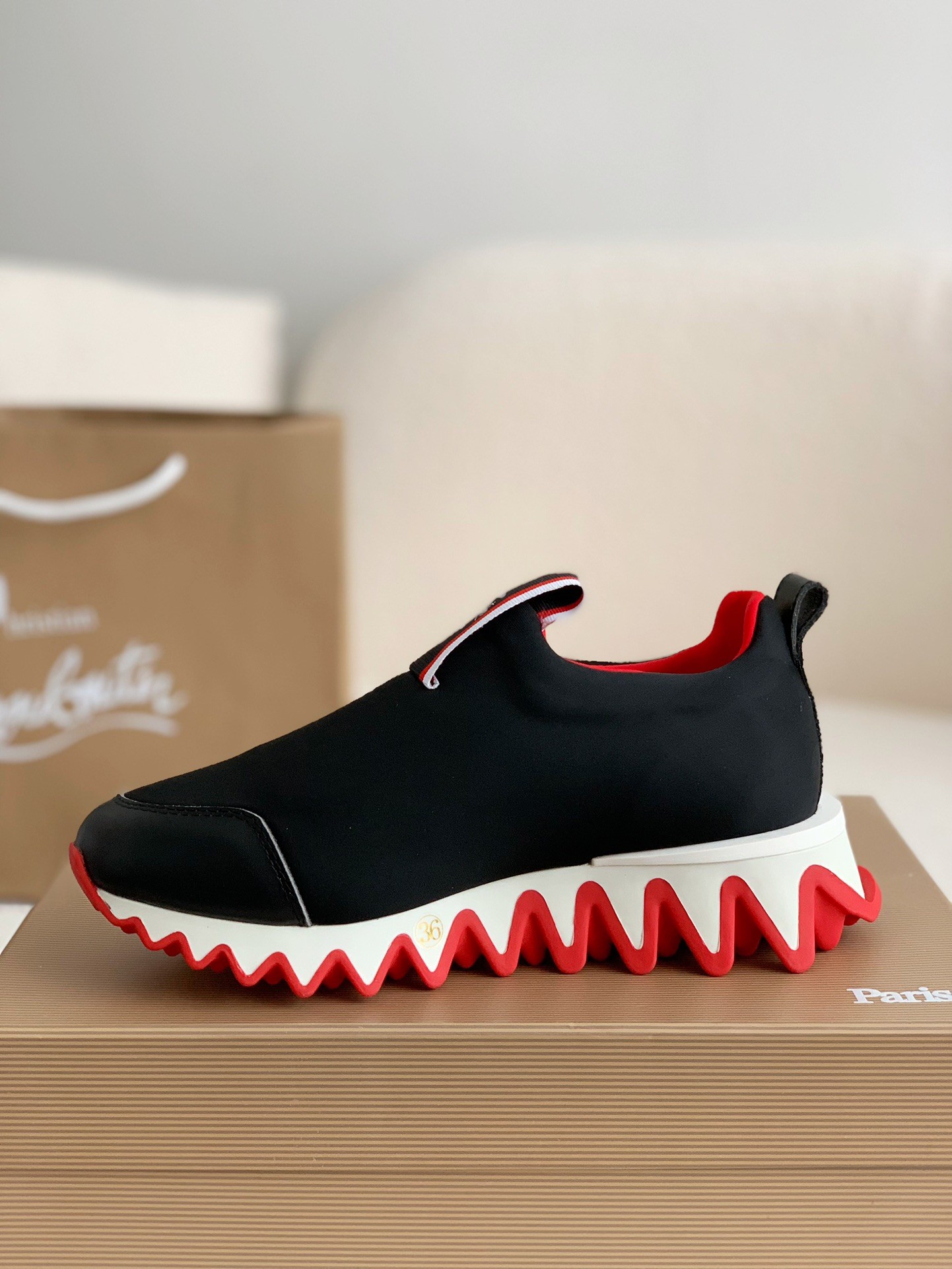 「#127」Christian Louboutin Sneakers - Image 4