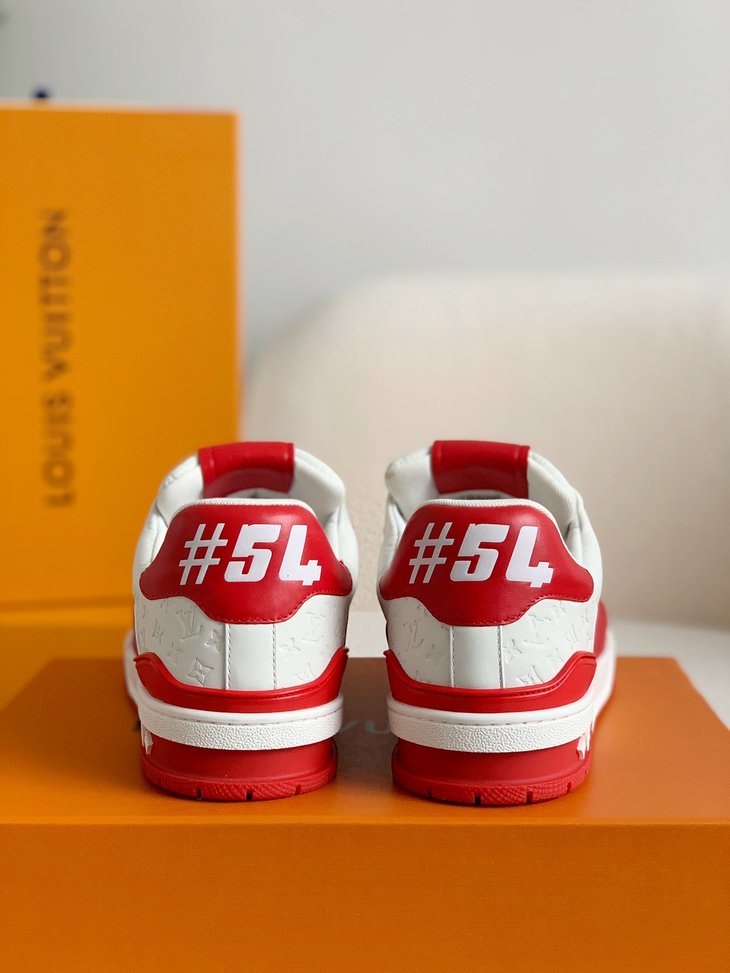 「#132」LOUIS VUITTON TRAINER SNEAKERS - Image 5