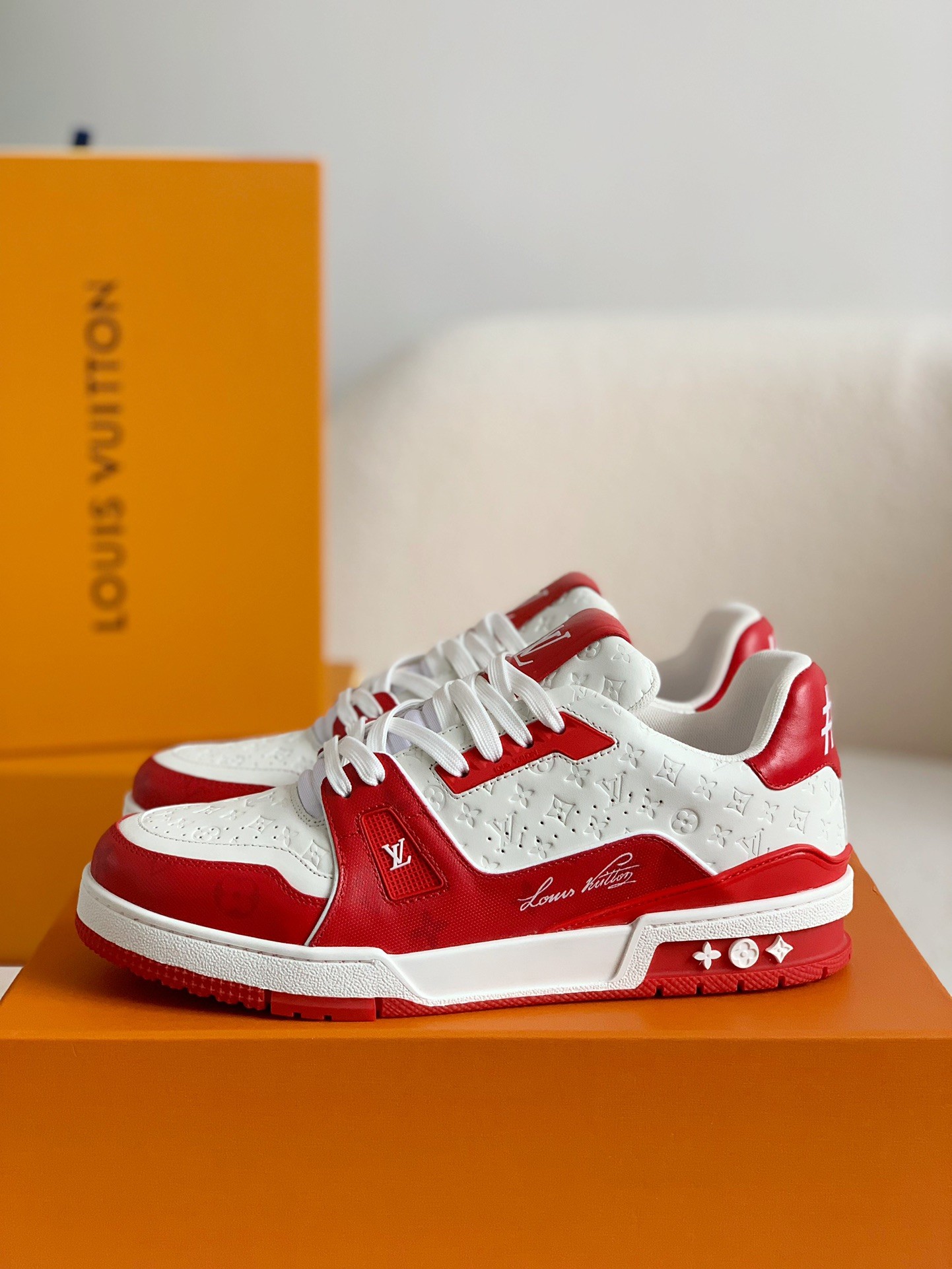 「#132」LOUIS VUITTON TRAINER SNEAKERS