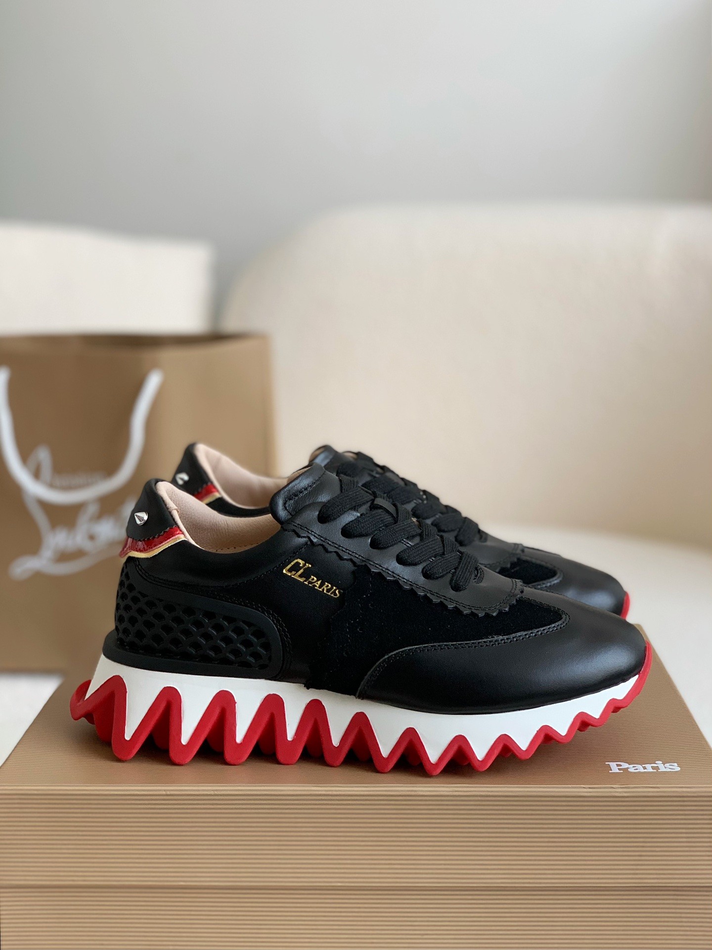 「#134」Christian Louboutin Sneakers - Image 2