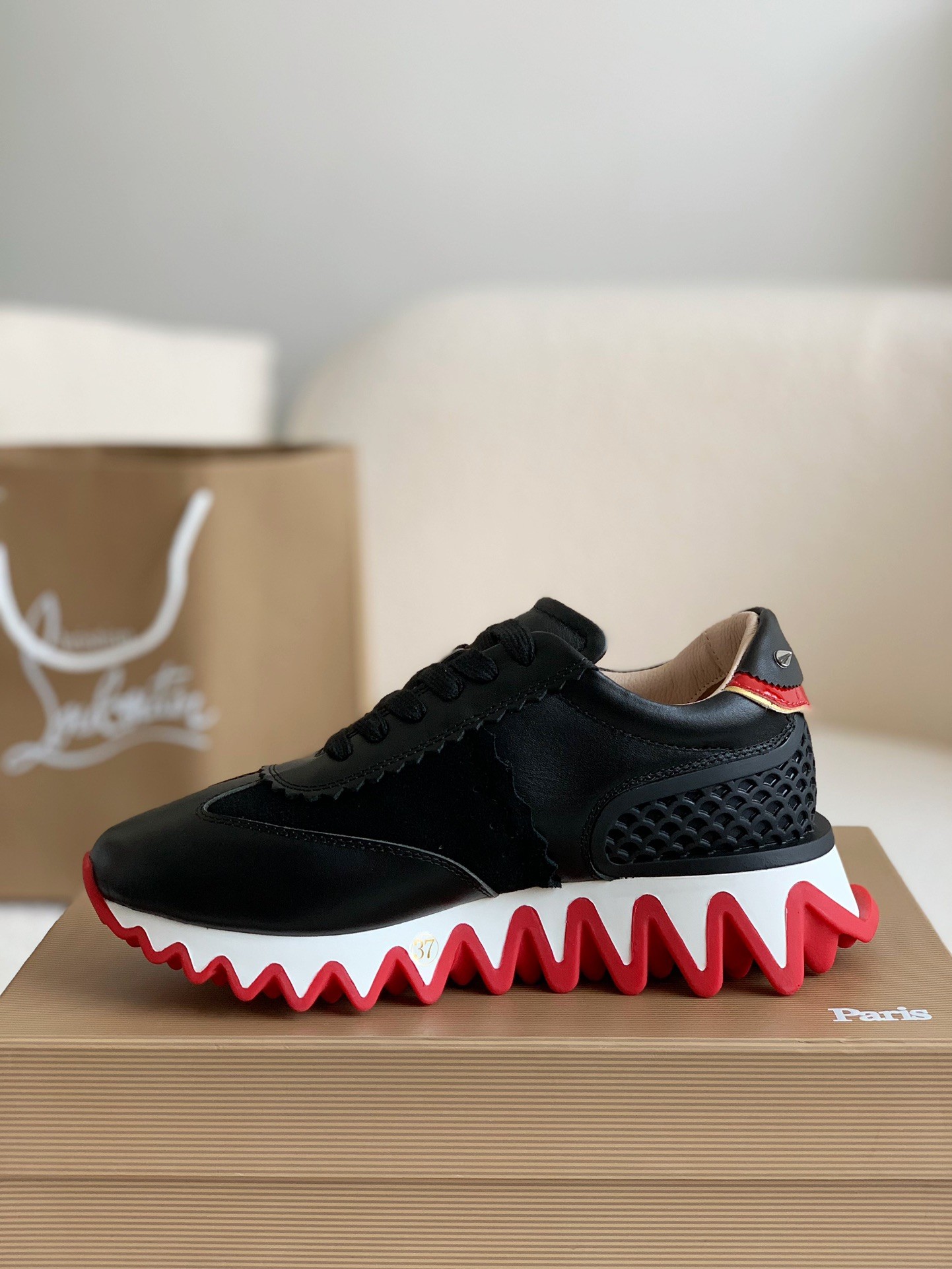 「#134」Christian Louboutin Sneakers - Image 4