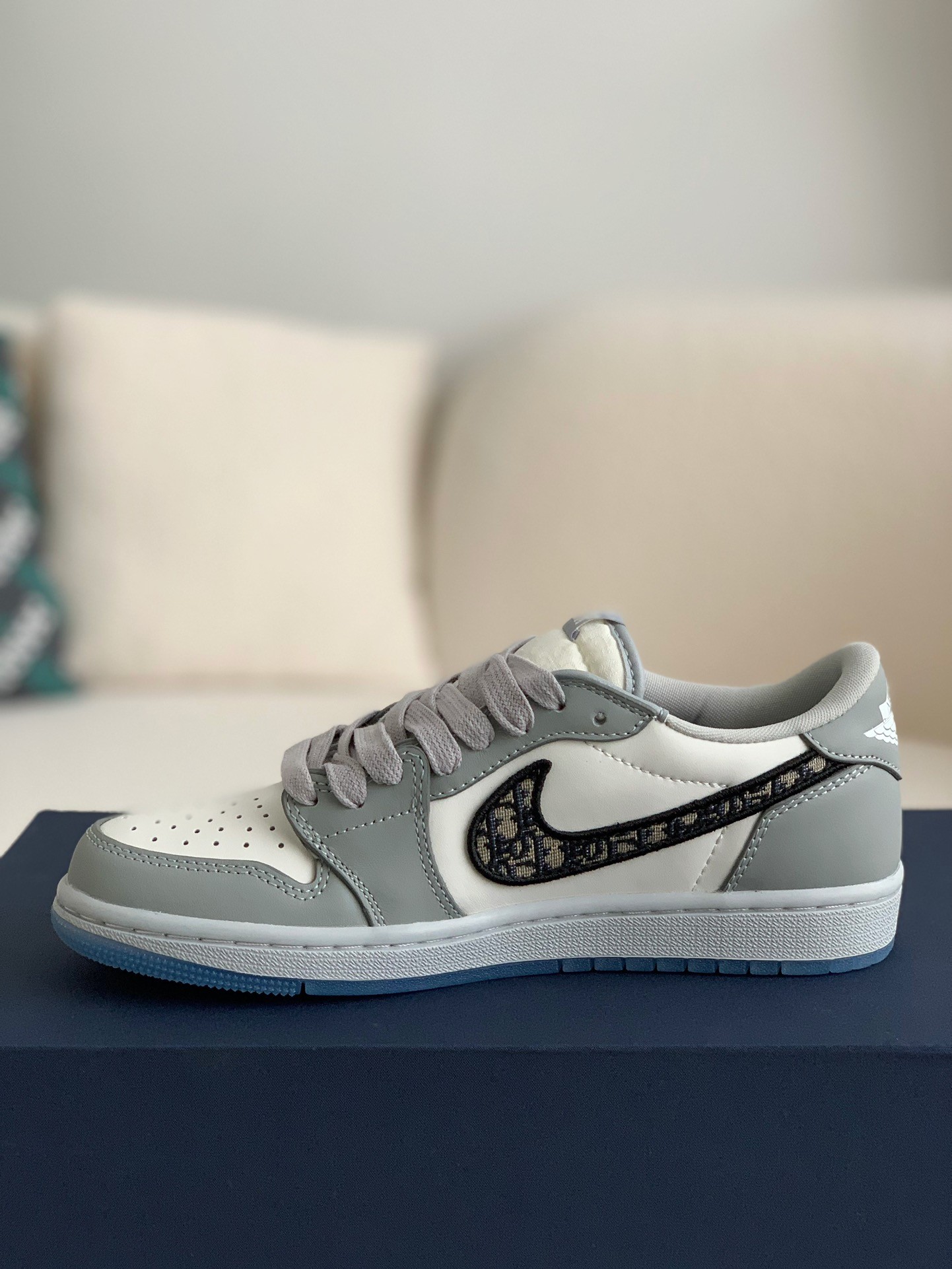 「#138」DIOR X NIKEJORDAN 1 Sneaker Low - Image 4