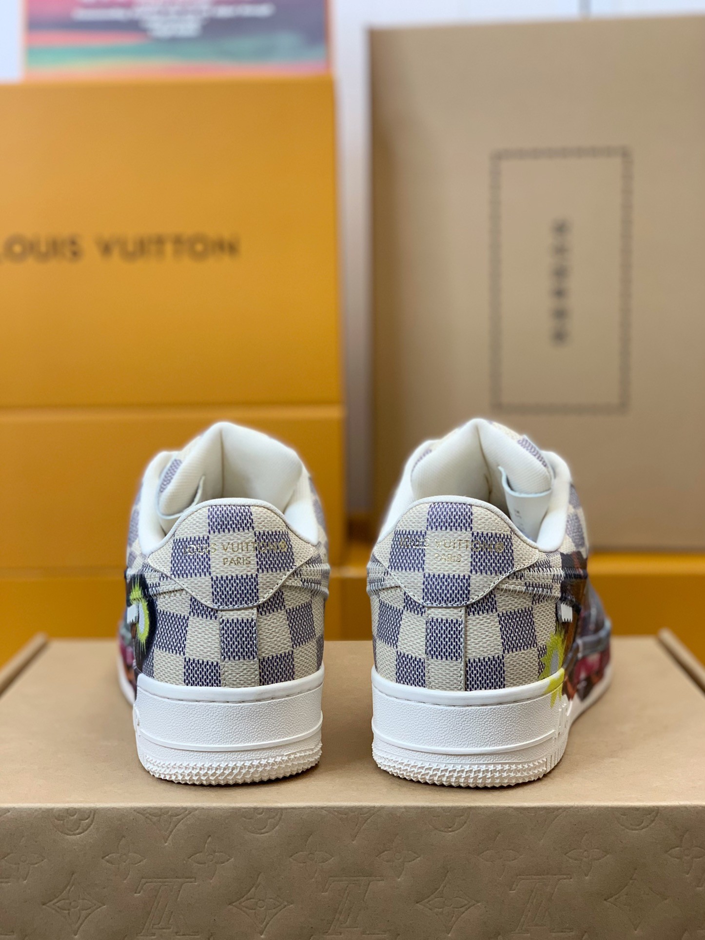 「#149」LOUIS VUITTON X NIKE AIR FORCE 1 Sneaker - Image 5