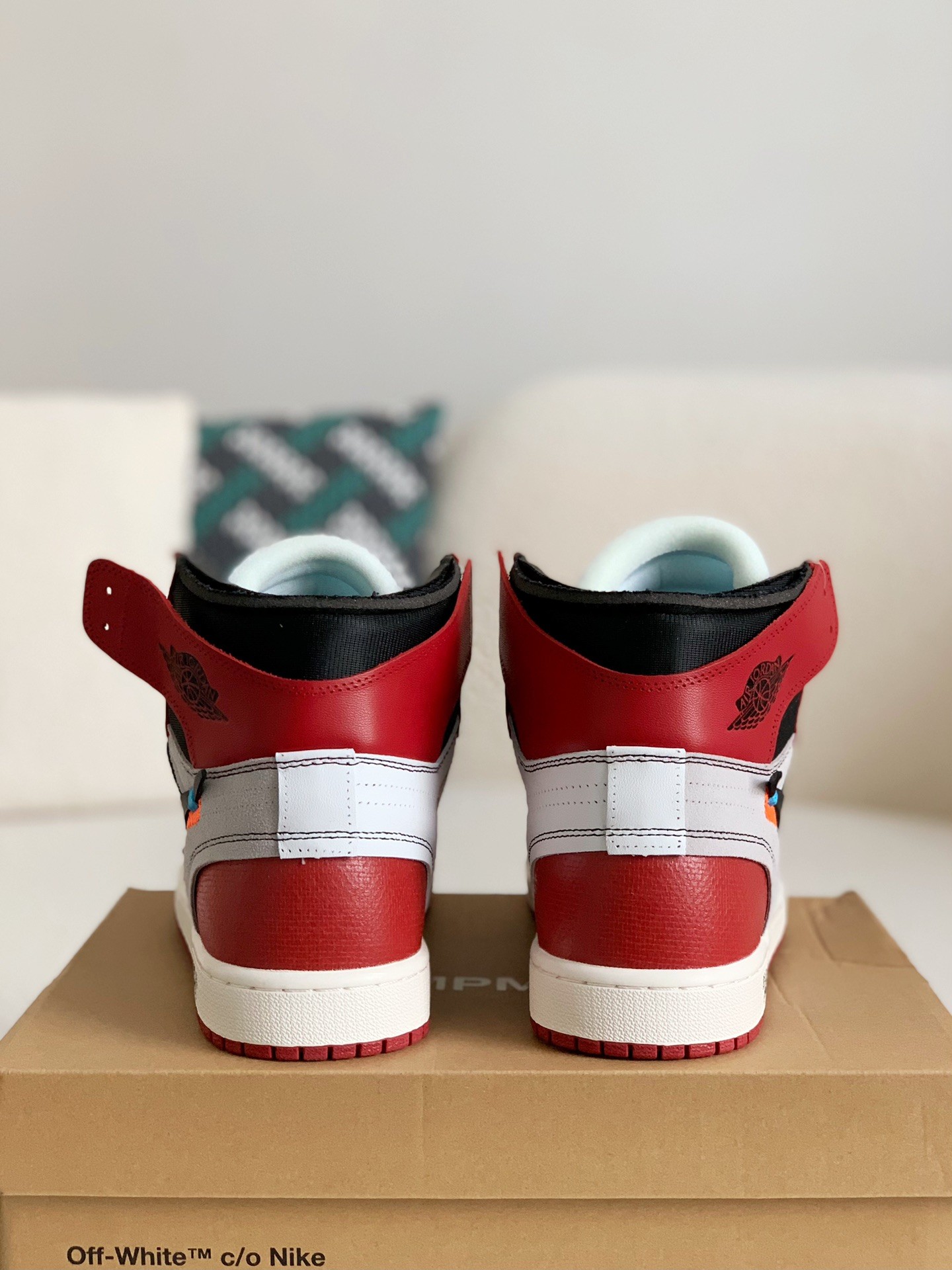 「#74」Nike Off-White Air Jordan 1 Retro Chicago - Image 5