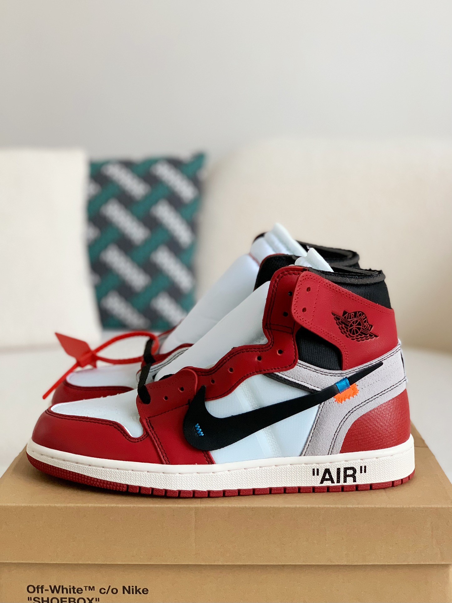 「#74」Nike Off-White Air Jordan 1 Retro Chicago