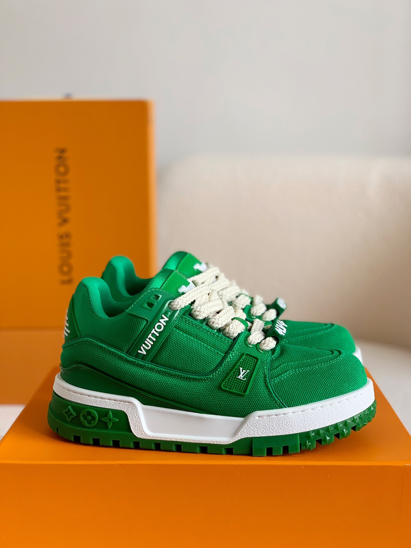 「#78」LOUIS VUITTON TRAINER MAXI SNEAKERS - Image 2
