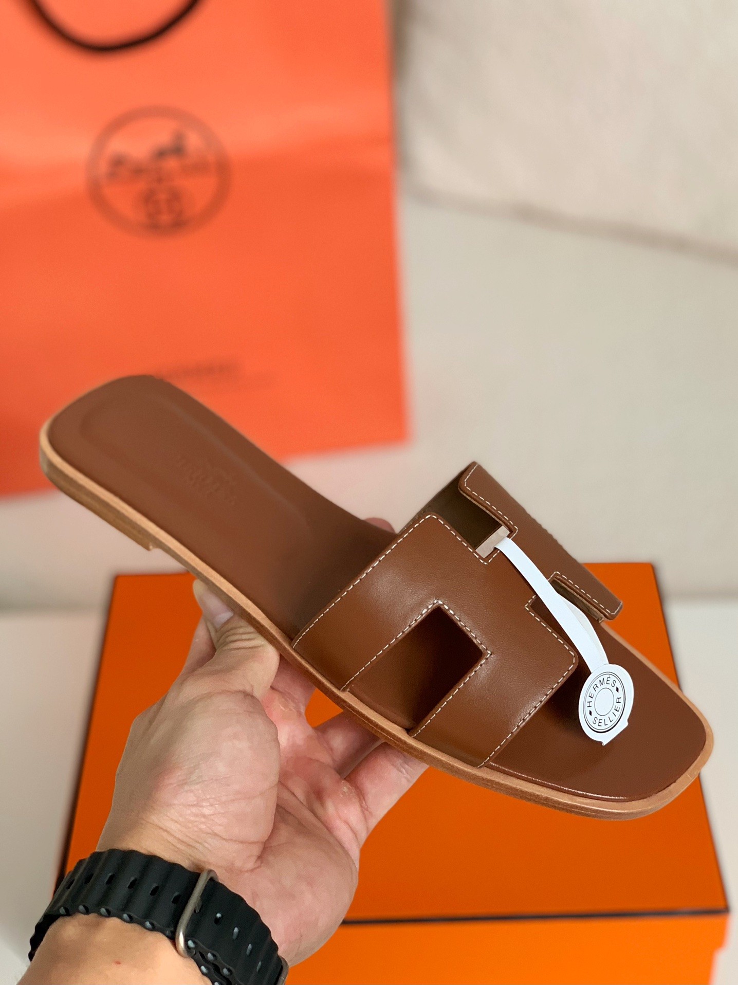 「#232」Hermes zmir sandal - Image 4