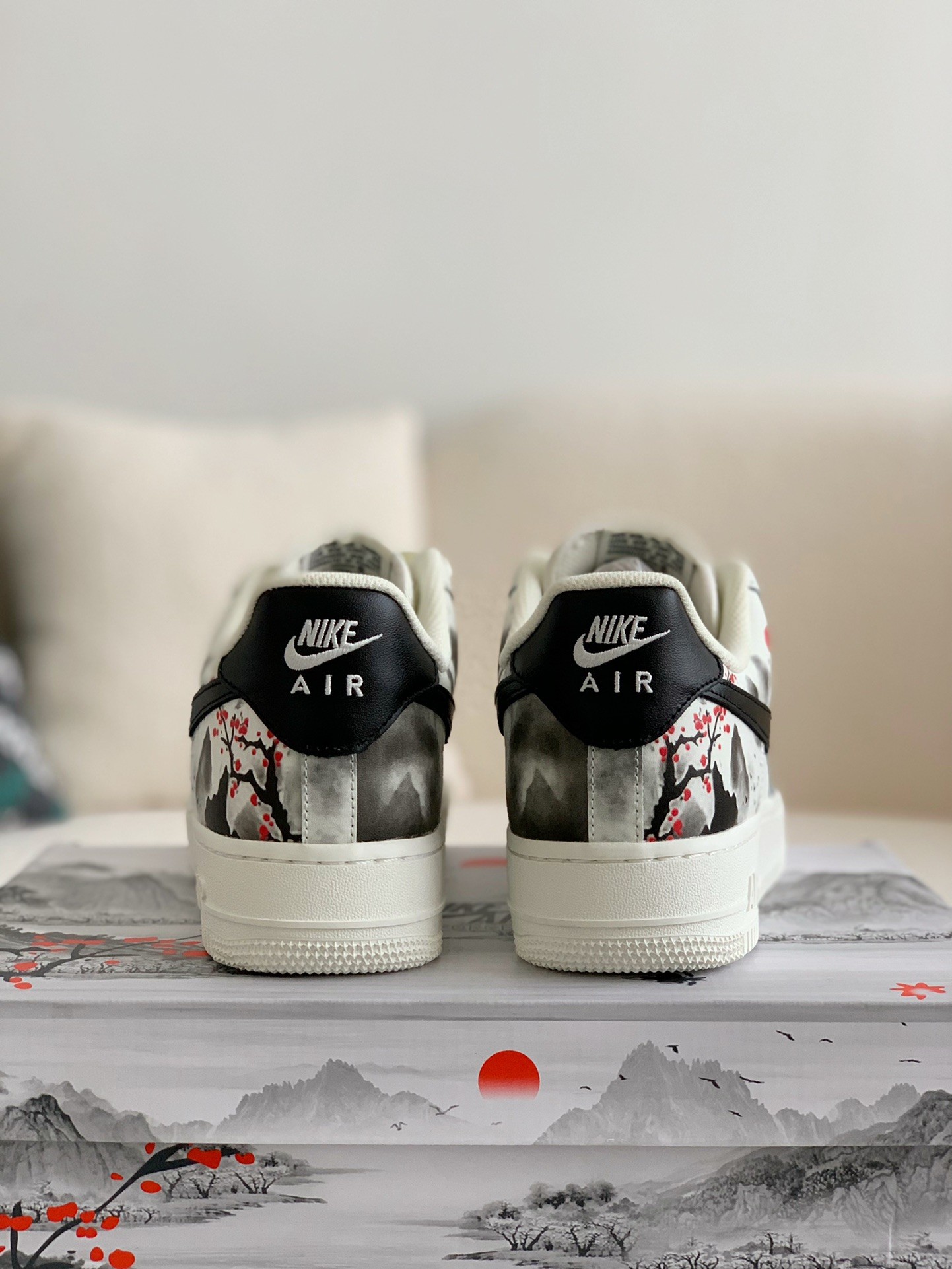「#268」NIKE Air Force 1' 07 low “landscape painting” Sne akers - Image 5