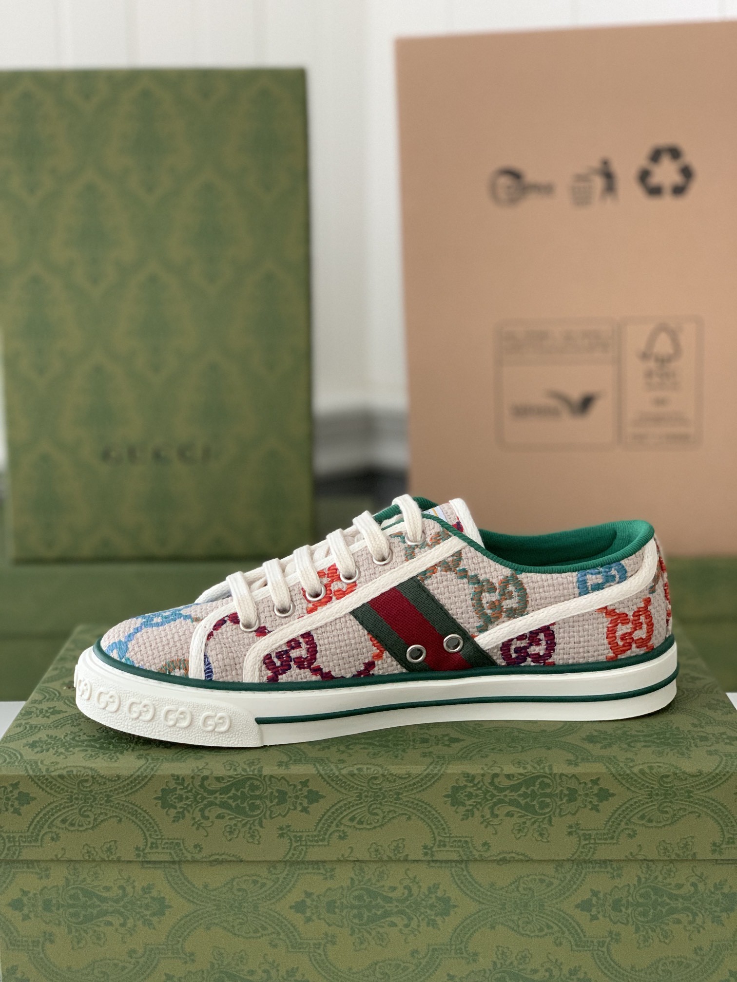 「#291」Gucci Tennis 1977 Sneakers - Image 4