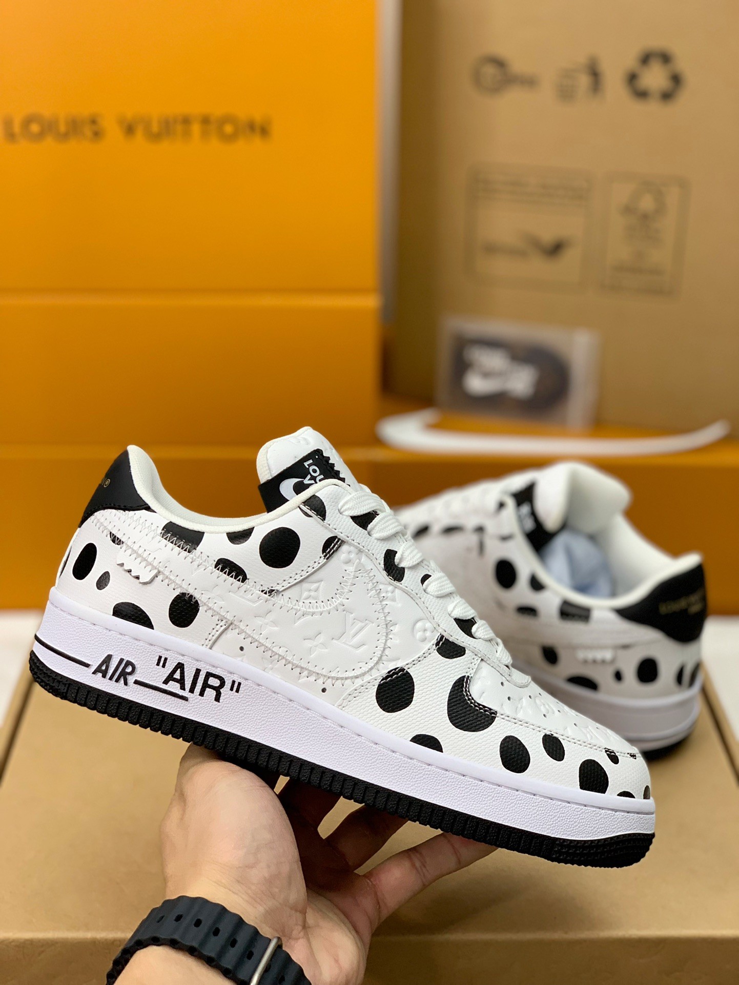 「#350」LOUIS VUITTON × Nike Air Force 1 low - Image 3