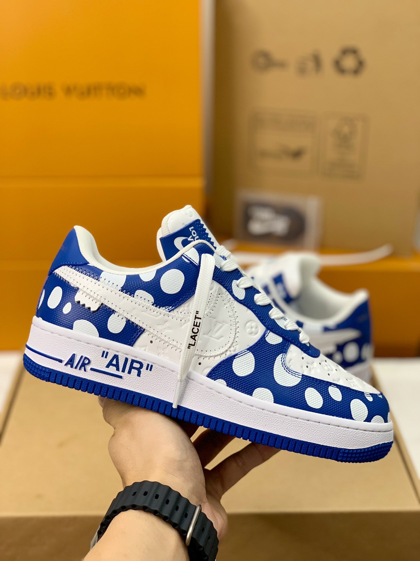 「#351」LOUIS VUITTON × Nike Air Force 1 low - Image 3
