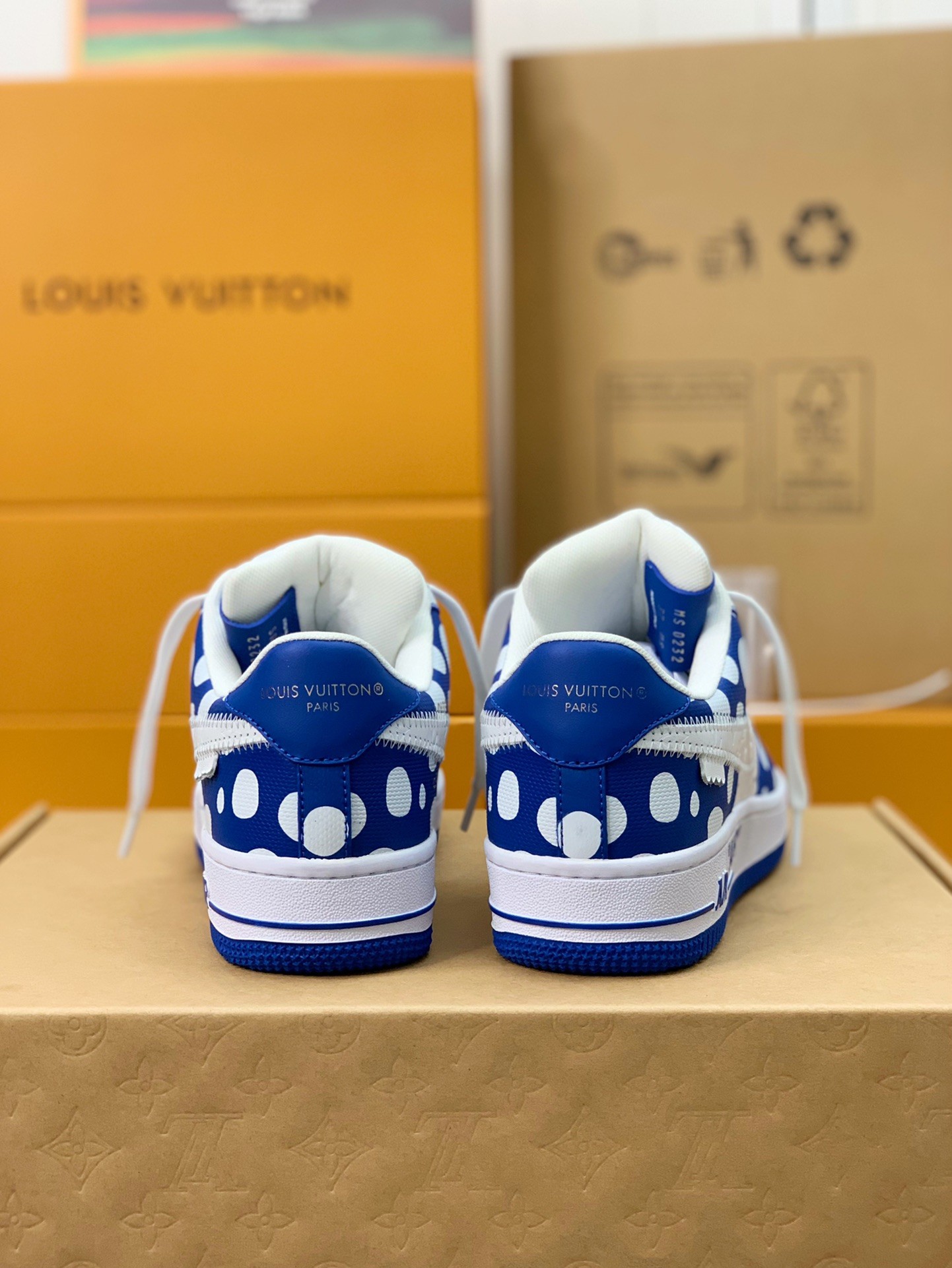 「#351」LOUIS VUITTON × Nike Air Force 1 low - Image 5