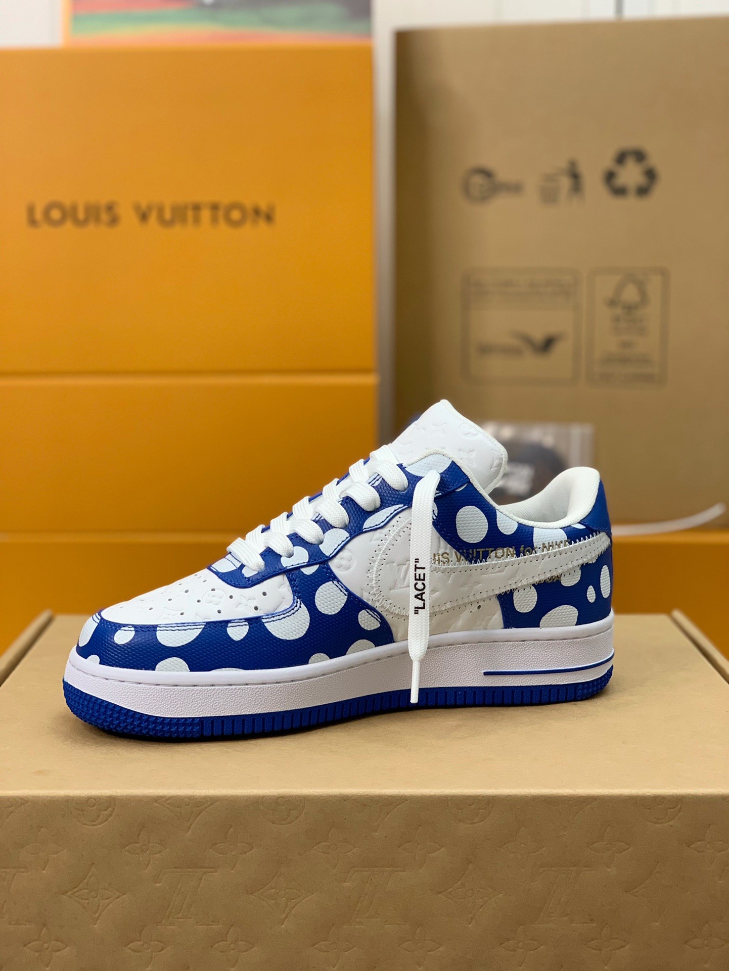 「#351」LOUIS VUITTON × Nike Air Force 1 low - Image 4
