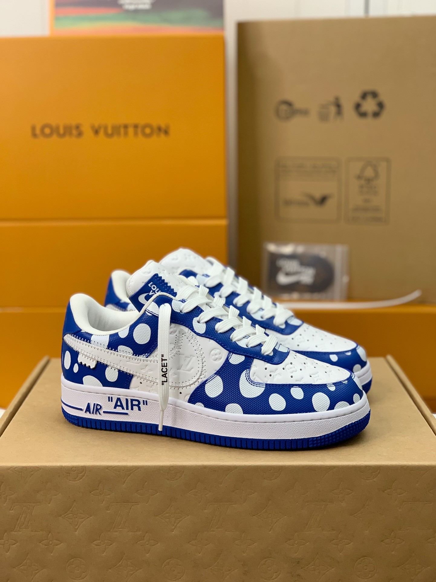 「#351」LOUIS VUITTON × Nike Air Force 1 low - Image 2