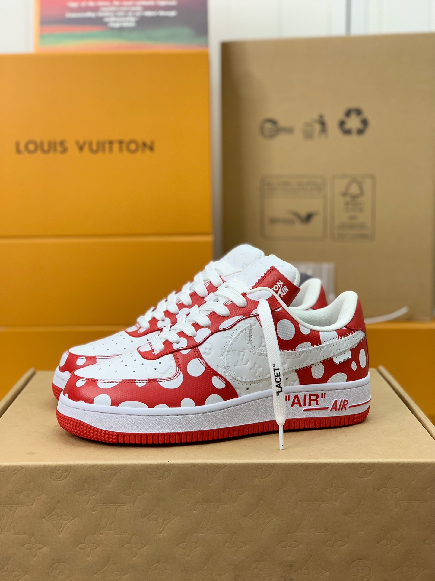 「#352」LOUIS VUITTON × Nike Air Force 1 low