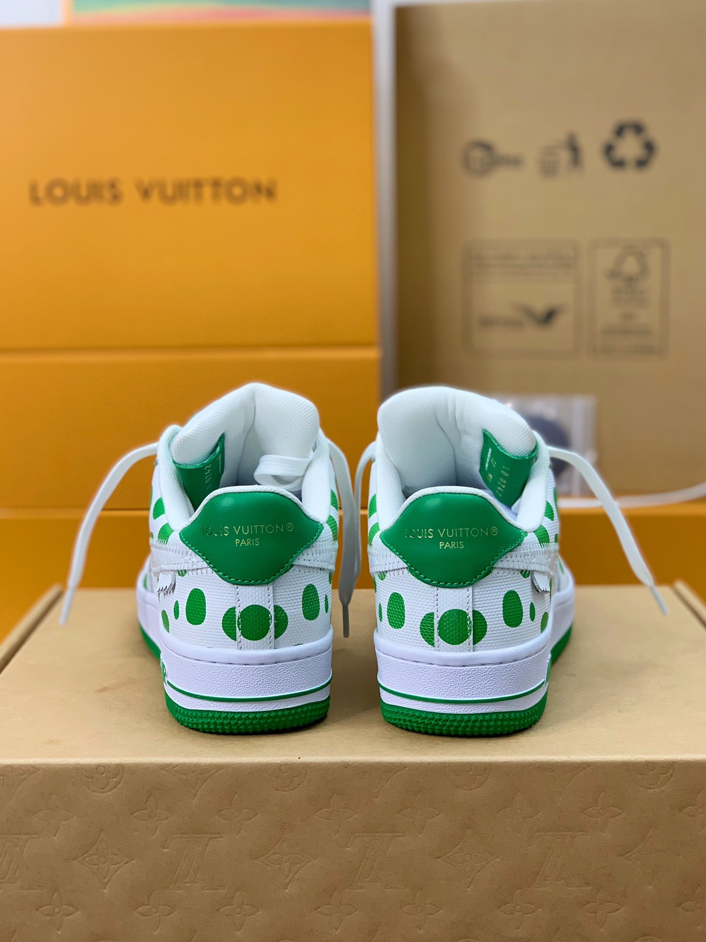 「#354」LOUIS VUITTON × Nike Air Force 1 low - Image 5
