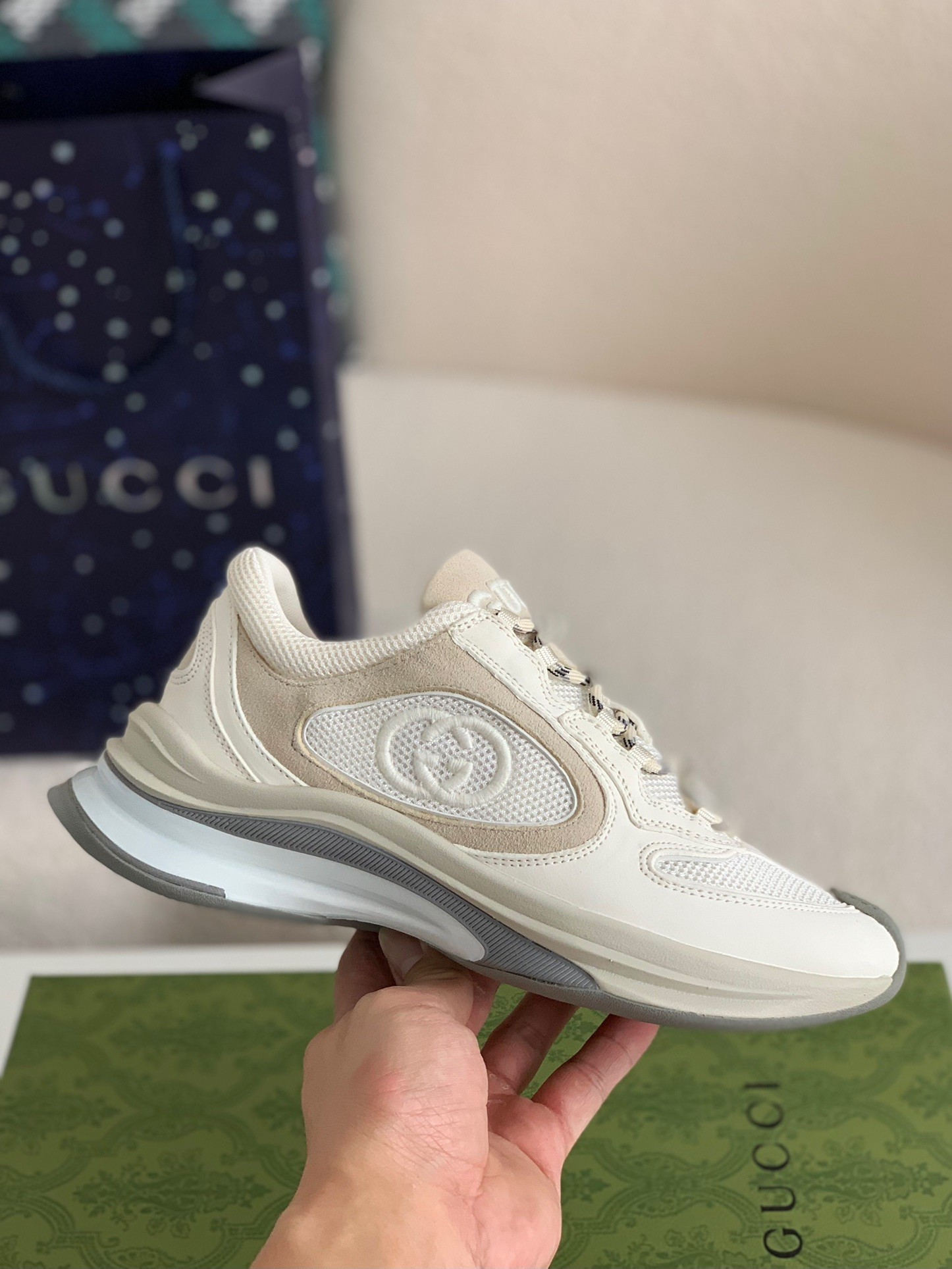 「#356」Gucci Run Series Sneakers - Image 4