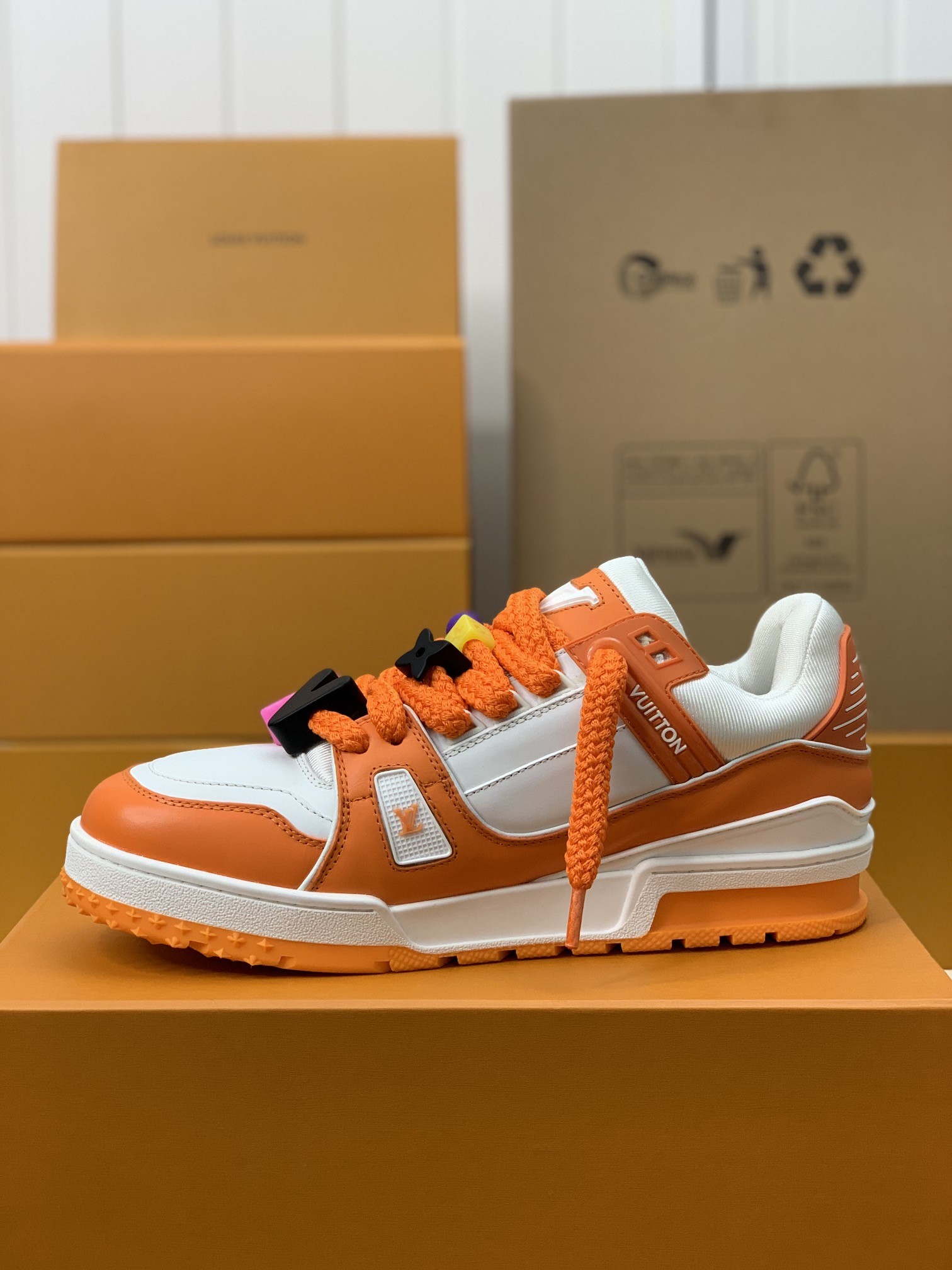 「#297」LOUIS VUITTON TRAINER 1A5Q1C Sneakers - Image 4