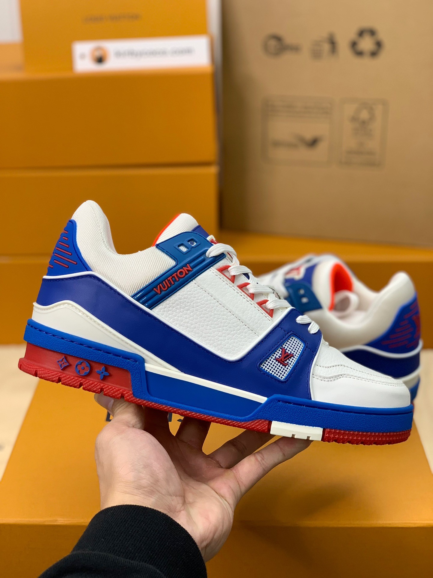 「#340」LOUIS VUITTON TRAINER Sneakers - Image 3