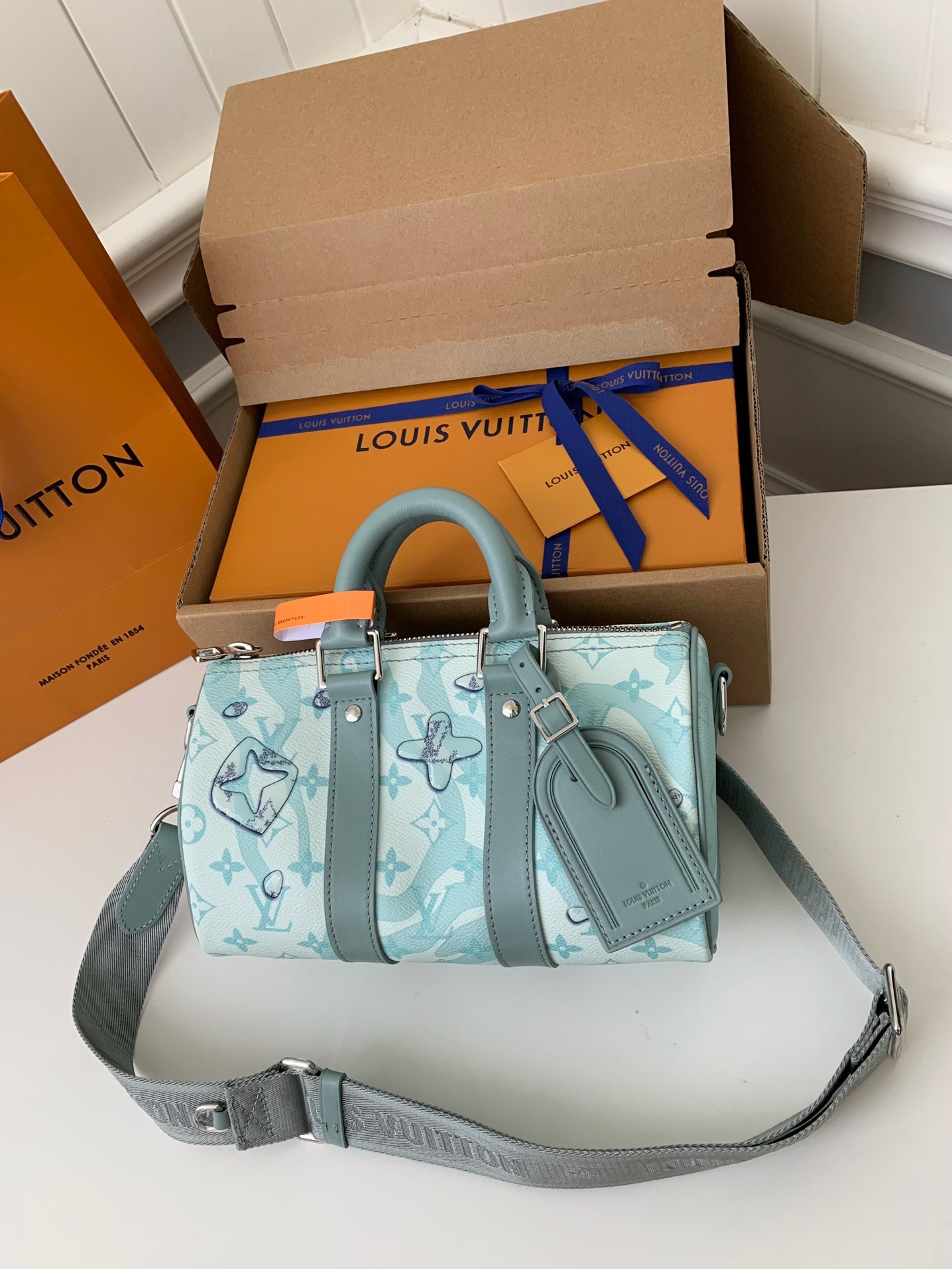 「#471」Lovis Vuitton KEEPALL BANDOULIÈRE 25*15*11cm - Image 2