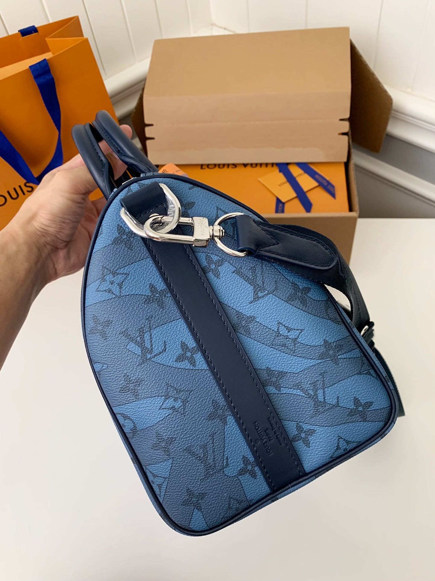 「#472」Lovis Vuitton KEEPALL BANDOULIÈRE 25*15*11cm - Image 4