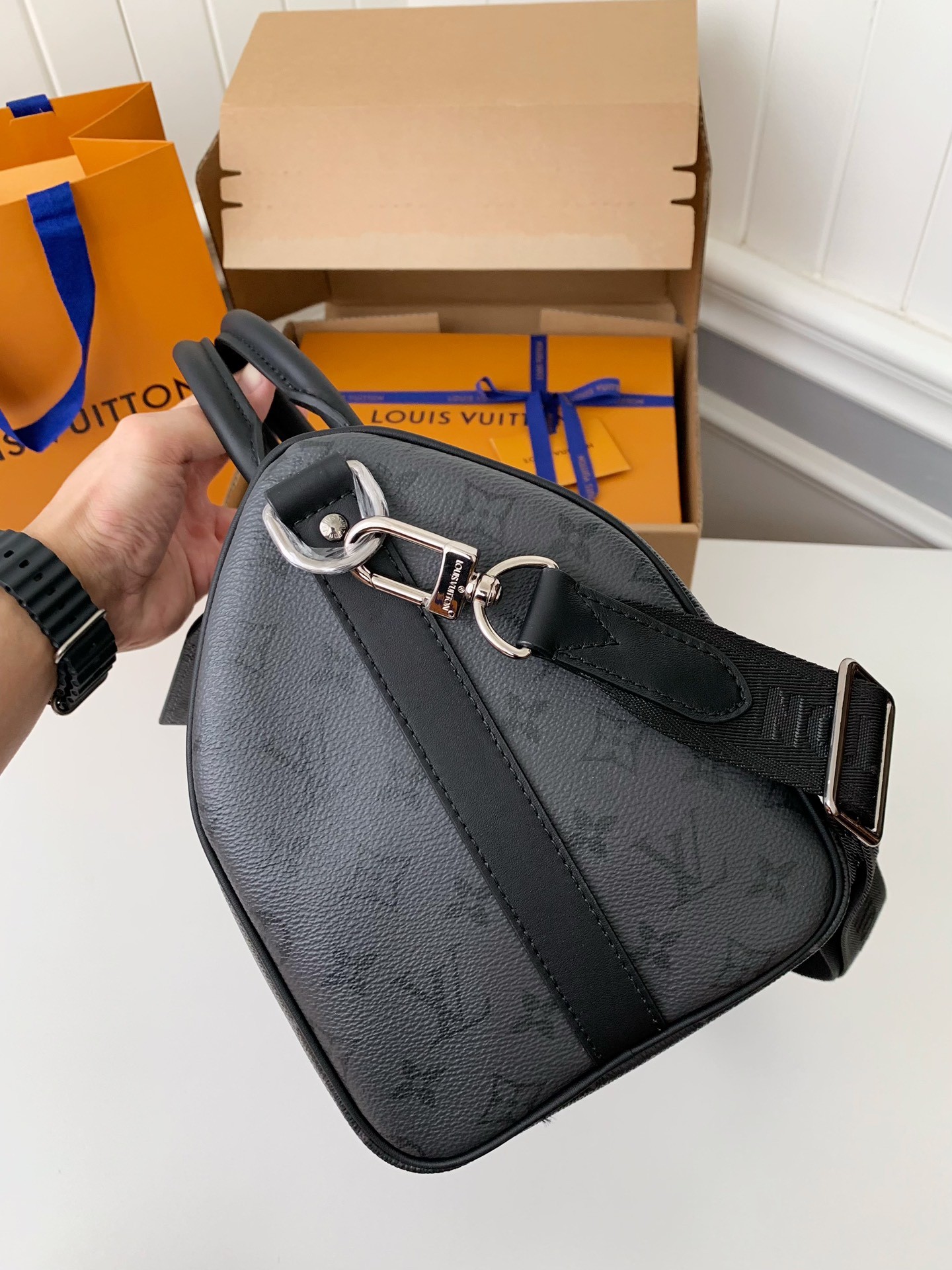 「#478」Lovis Vuitton Keepall Bandoulière 34*21*16cm - Image 3