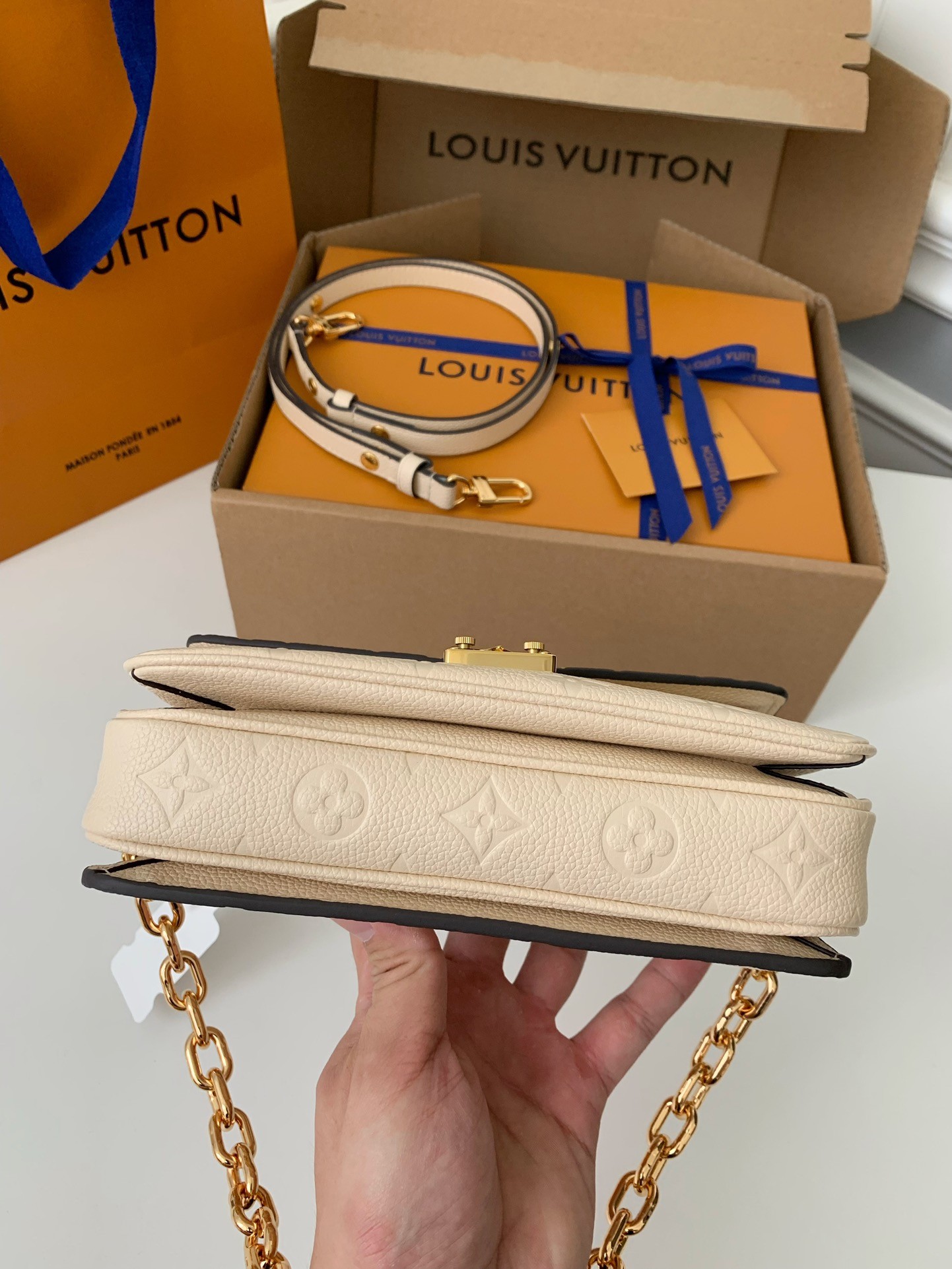 「#480」Lovis Vuitton Pochette Métis East West 21.5*13.5*6cm - Image 4