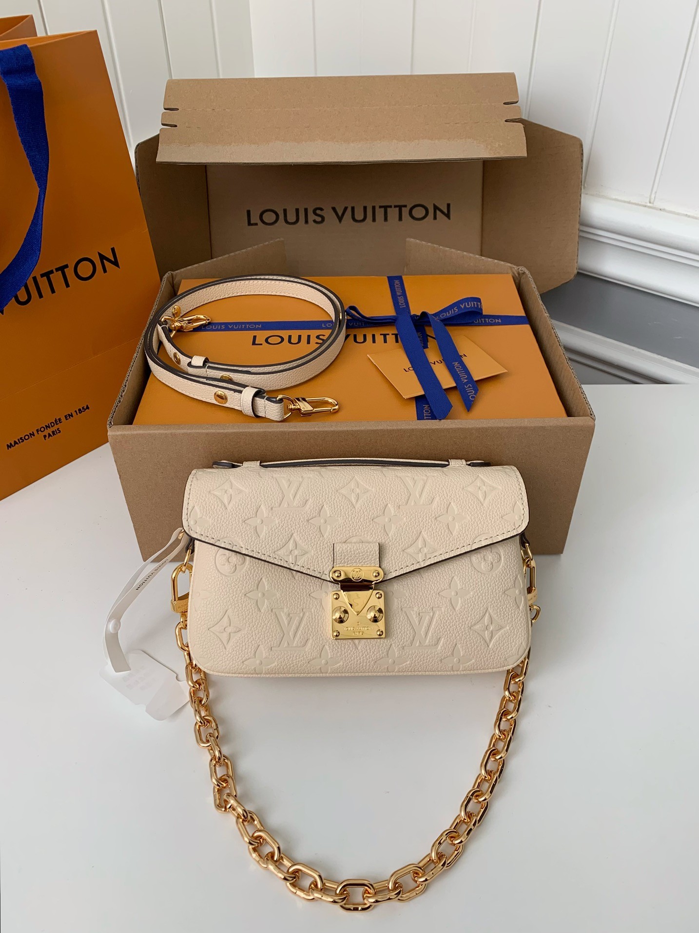 「#480」Lovis Vuitton Pochette Métis East West 21.5*13.5*6cm