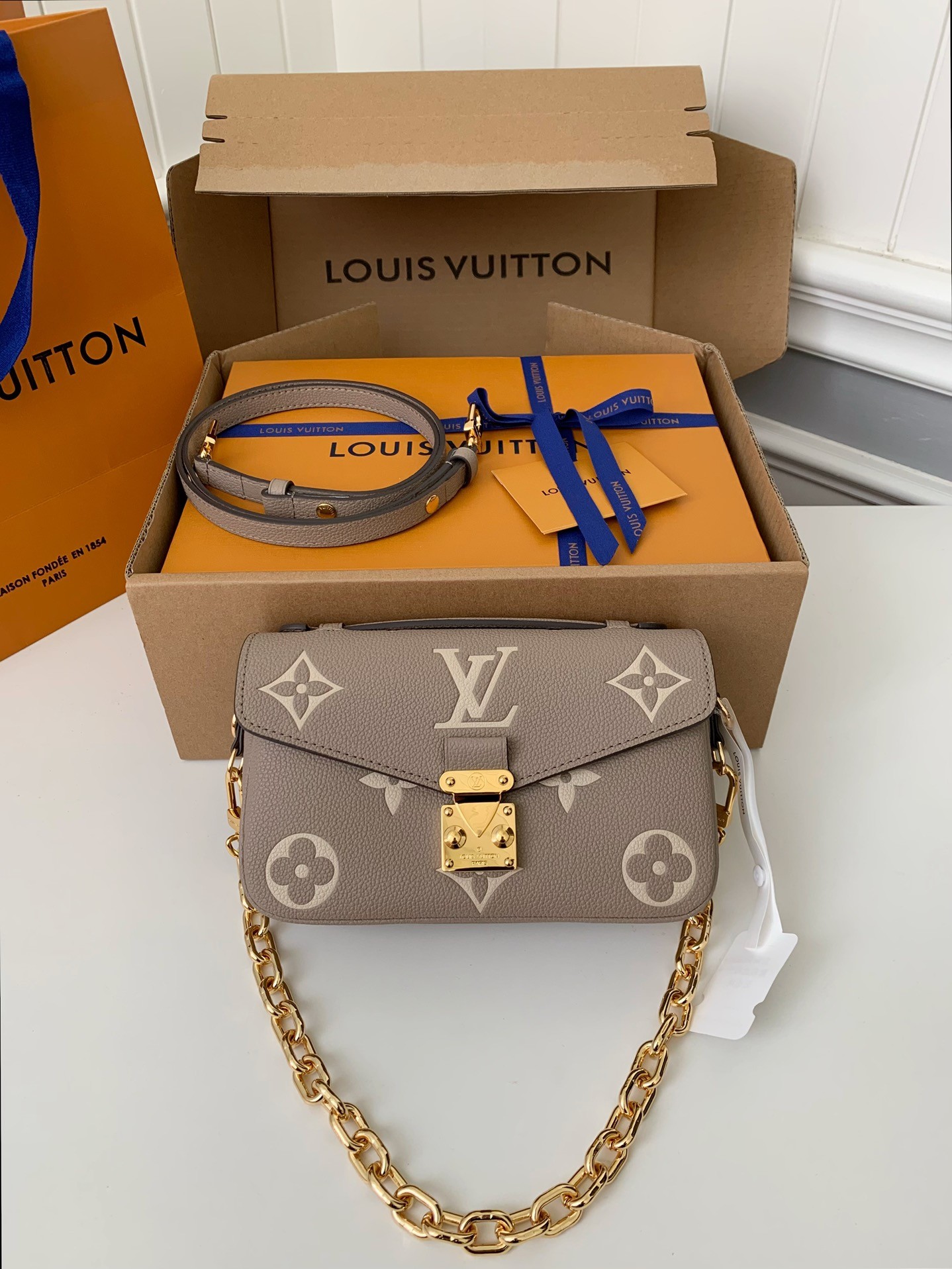 「#482」Lovis Vuitton Pochette Métis East West 21.5*13.5*6cm