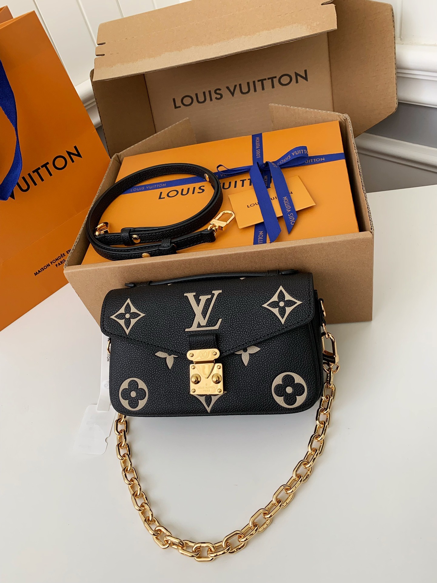 「#483」Lovis Vuitton Pochette Métis East West 21.5*13.5*6cm