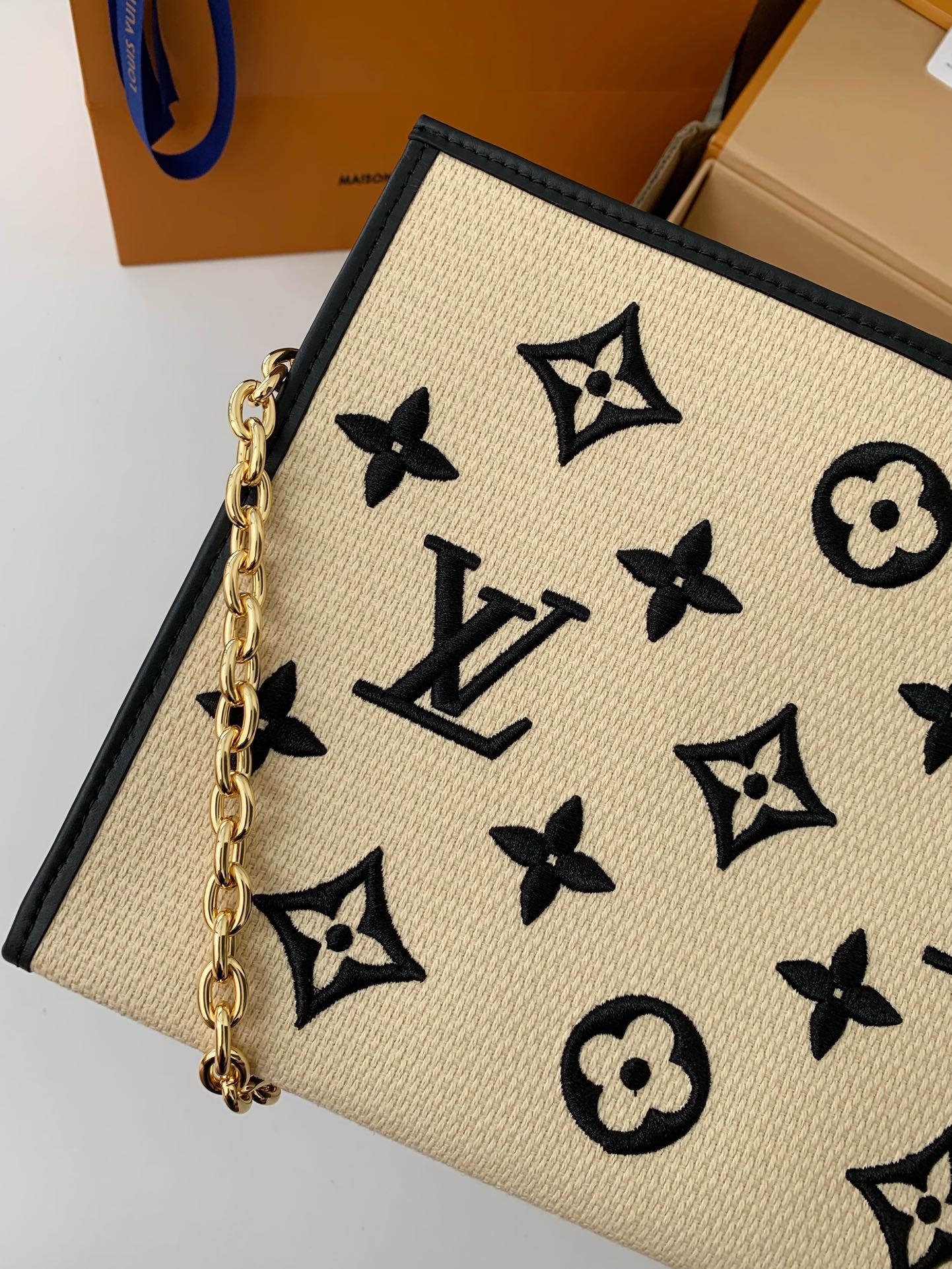 「#485」Lovis Vuitton Toiletry Pouch 25*20*5.5cm - Image 4